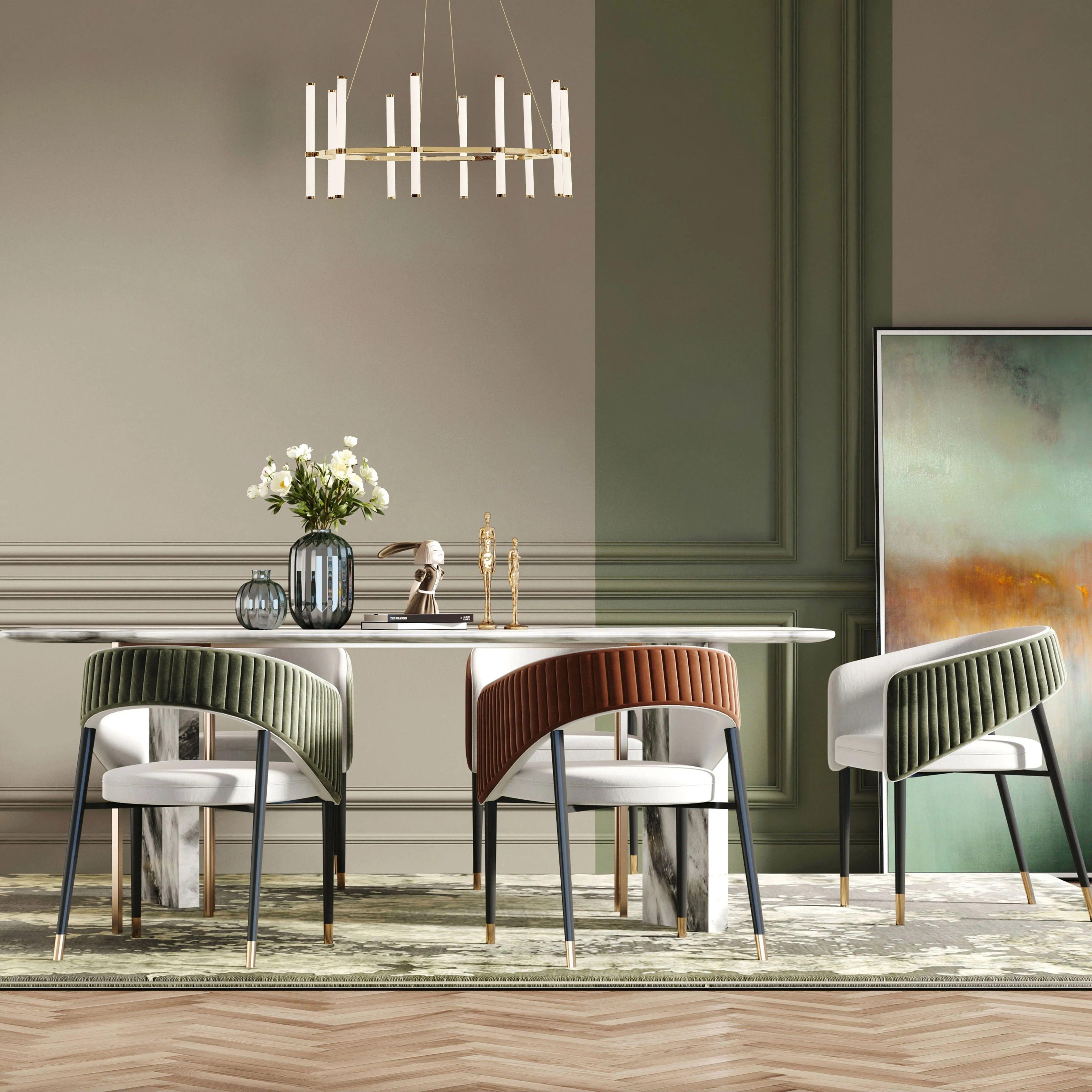 Dainolite - Corvette LED Chandelier - CVT-2436C-AGB - Canada Light Shop