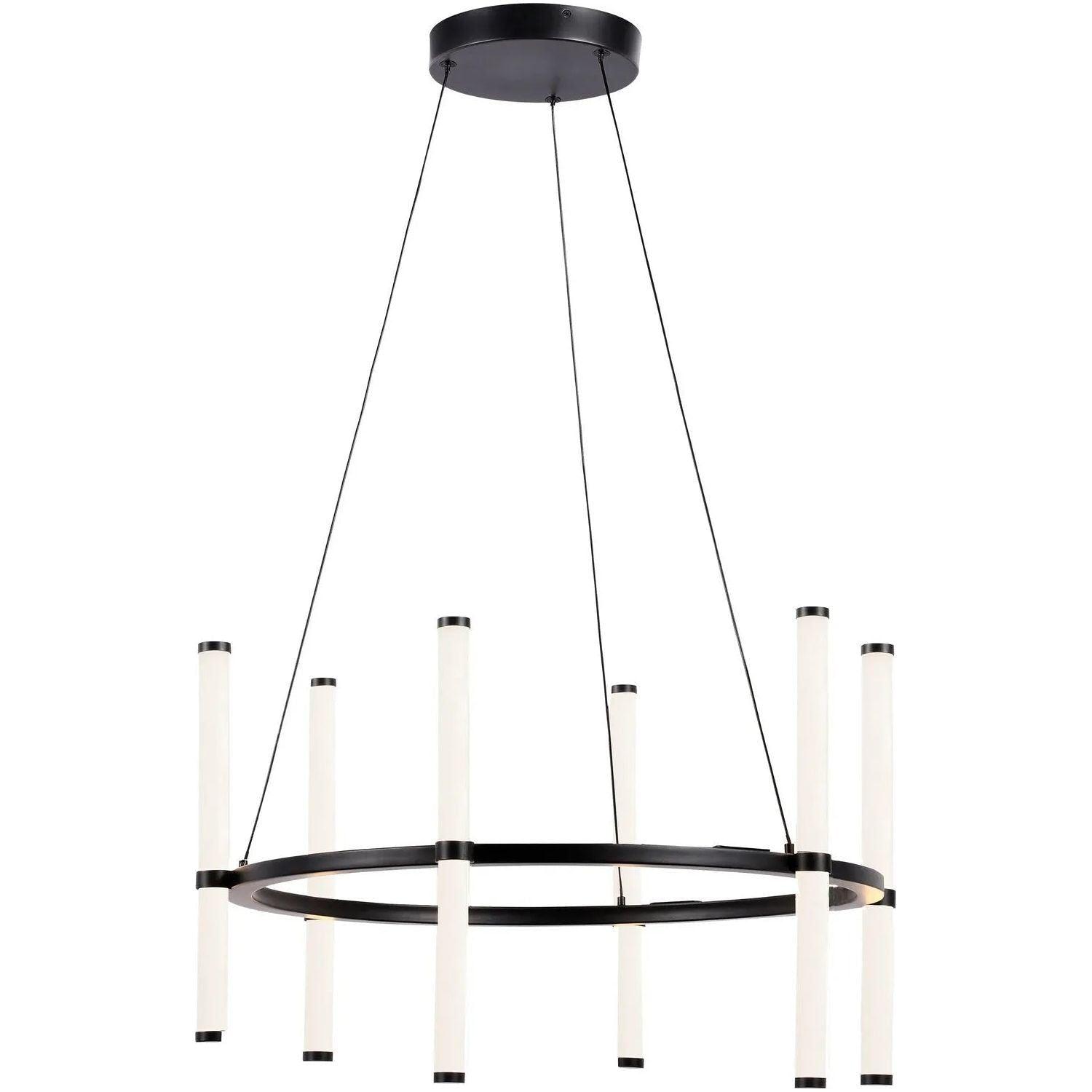 Dainolite - Corvette LED Chandelier - CVT-2436C-MB - Canada Light Shop