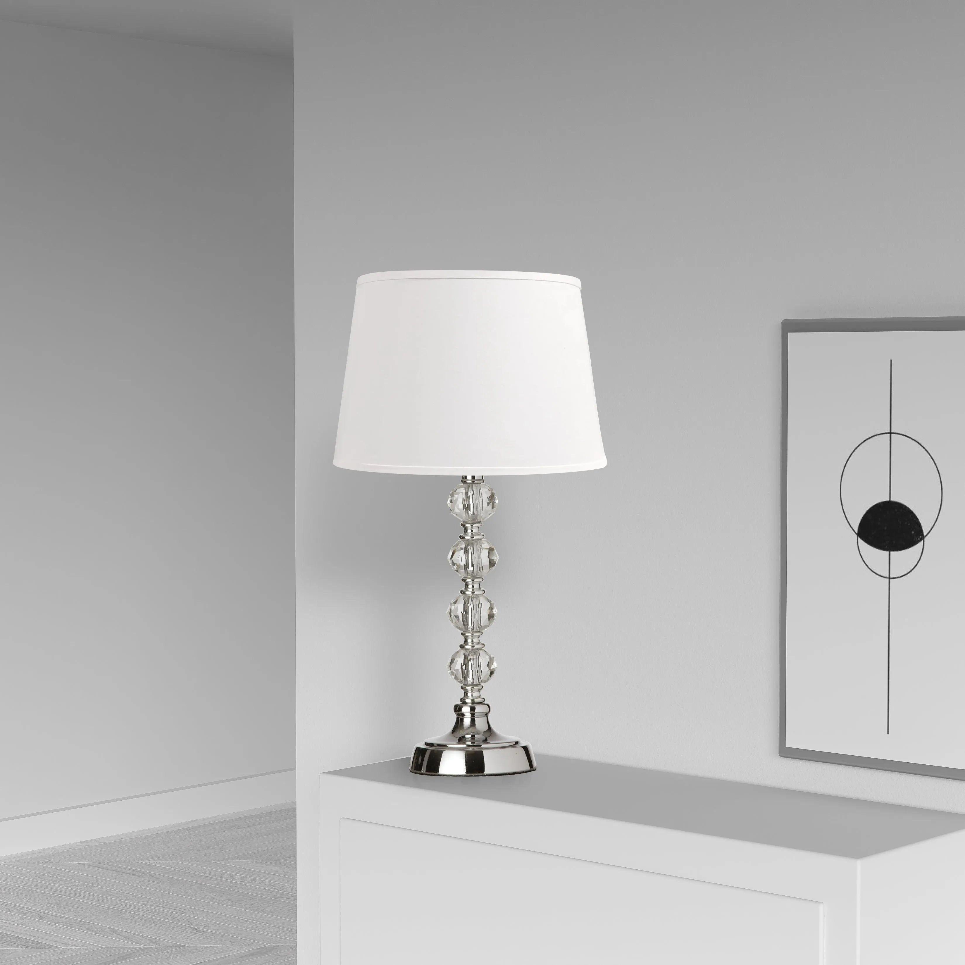 Dainolite - Crystal Table Lamp C13T - C13T-PC - Canada Light Shop