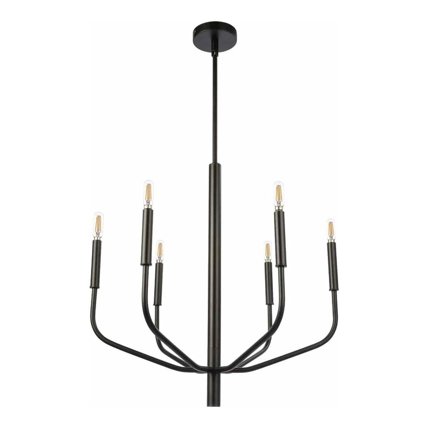 Dainolite - Eleanor Chandelier - ELN-246C-MB - Canada Light Shop
