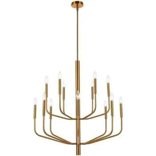 Dainolite - Eleanor Double Chandelier - ELN-3214C-AGB - Canada Light Shop