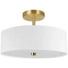 Dainolite - Everly Semi-Flush Mount - 571-143SF-AGB-WH - Canada Light Shop