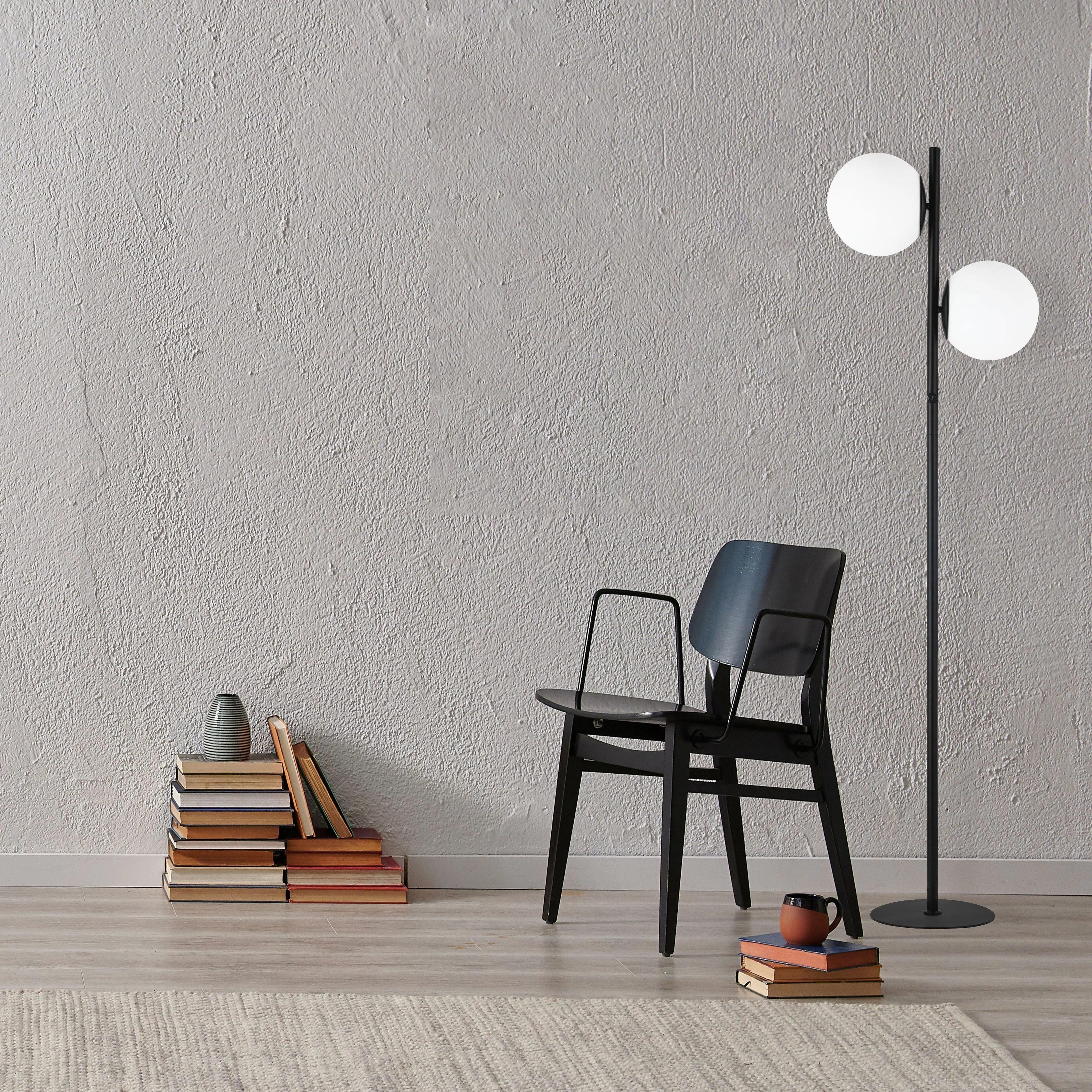 Dainolite - Folgar Floor Lamp - FOL-662F-AGB - Canada Light Shop