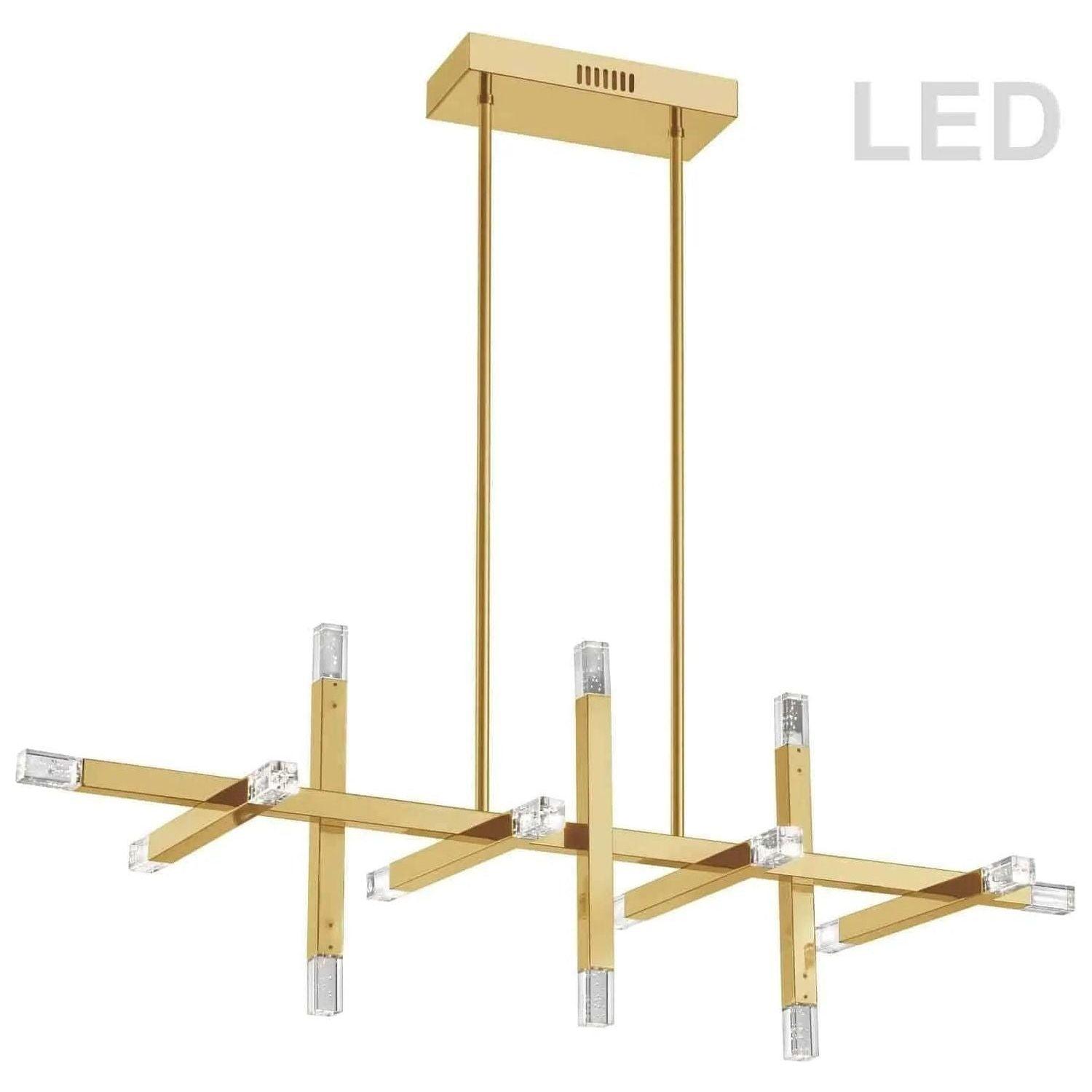 Dainolite - Francesca LED Chandelier - FCS-4064HC-AGB - Canada Light Shop