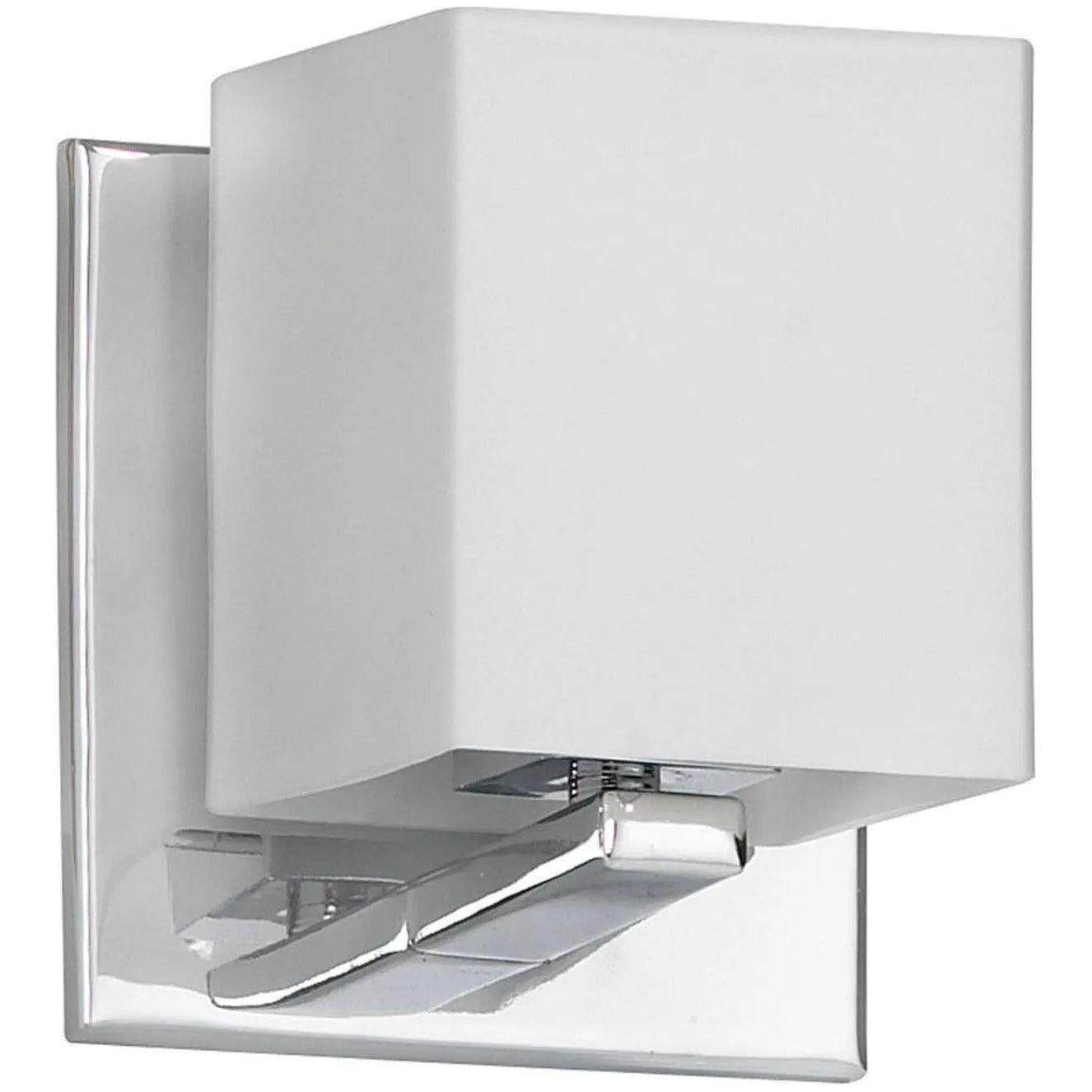 Dainolite - Frosted Glass Vanity Light - V1230-1W-PC - Canada Light Shop
