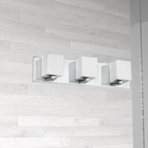 Dainolite - Frosted Glass Vanity Light - V1230-1W-PC - Canada Light Shop