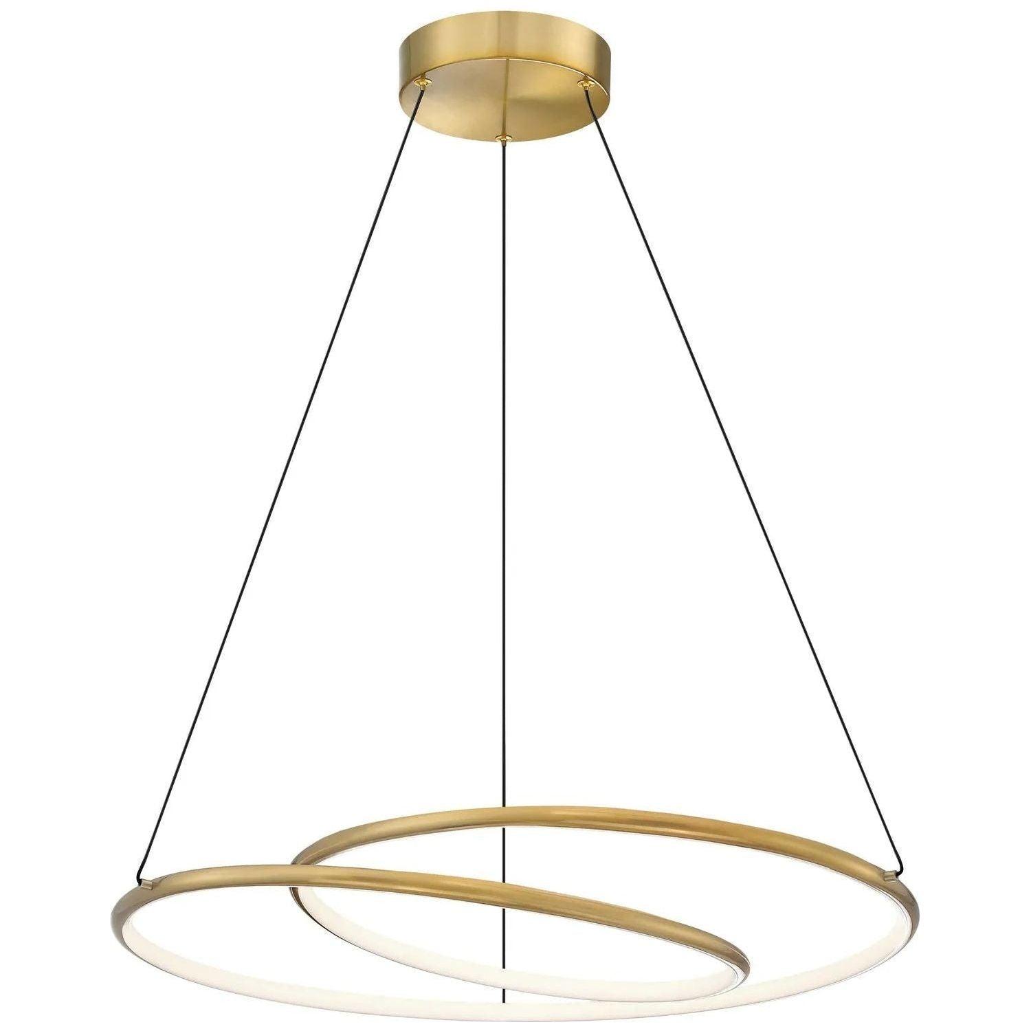 Dainolite - Gabriel LED Chandelier - GBL-2438LEDC-AGB - Canada Light Shop