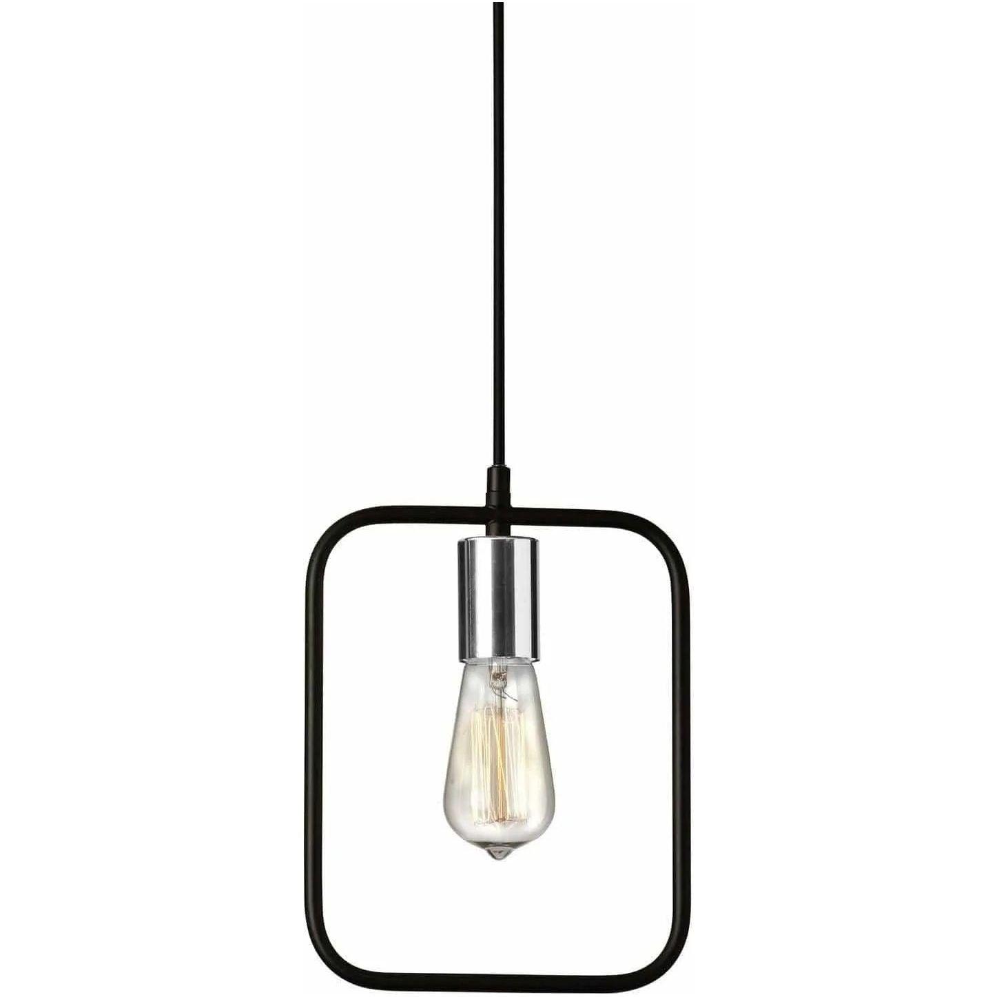 Dainolite - Geometric Square Pendant - GMT-101P-MB-PC - Canada Light Shop