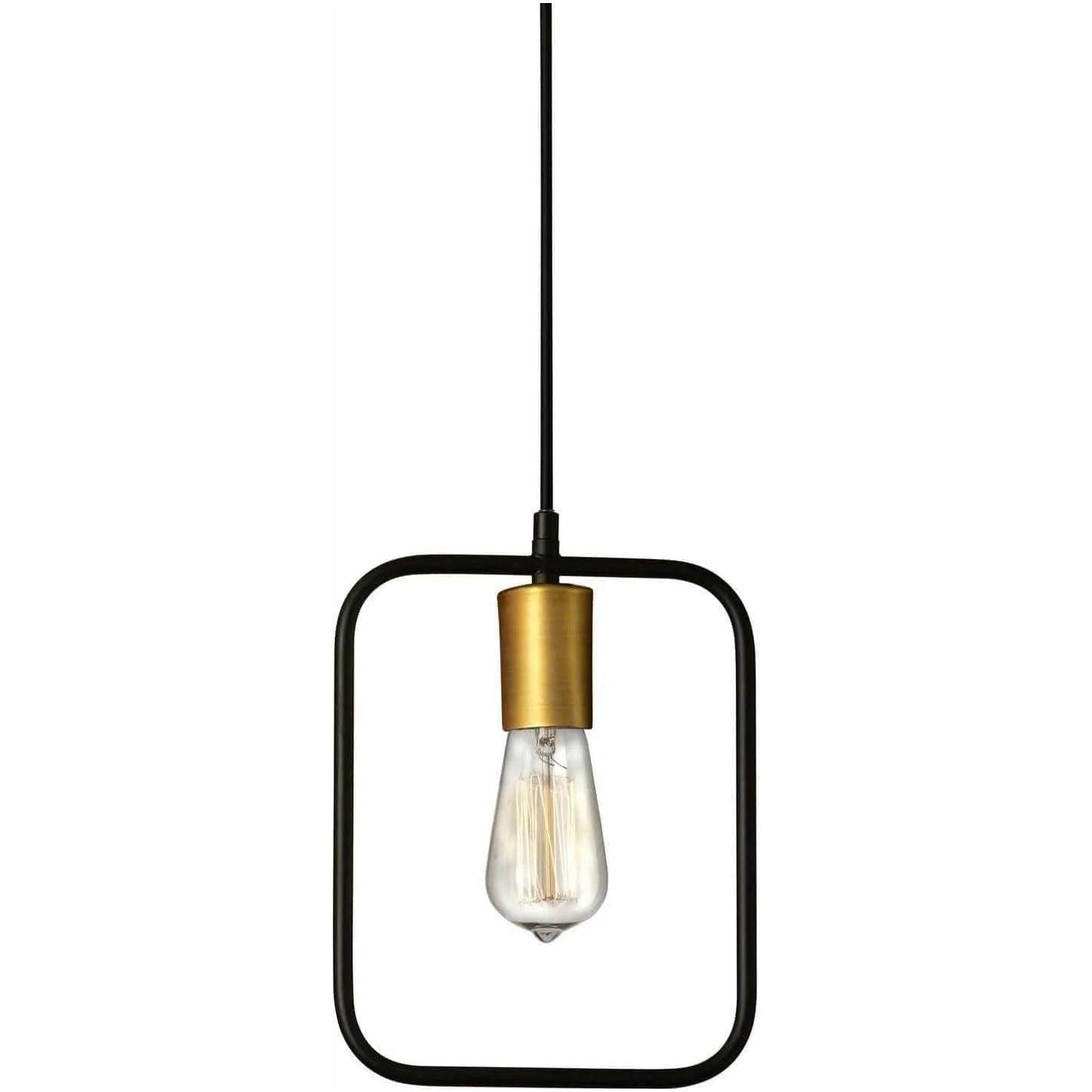 Dainolite - Geometric Square Pendant - GMT-101P-MB-VB - Canada Light Shop