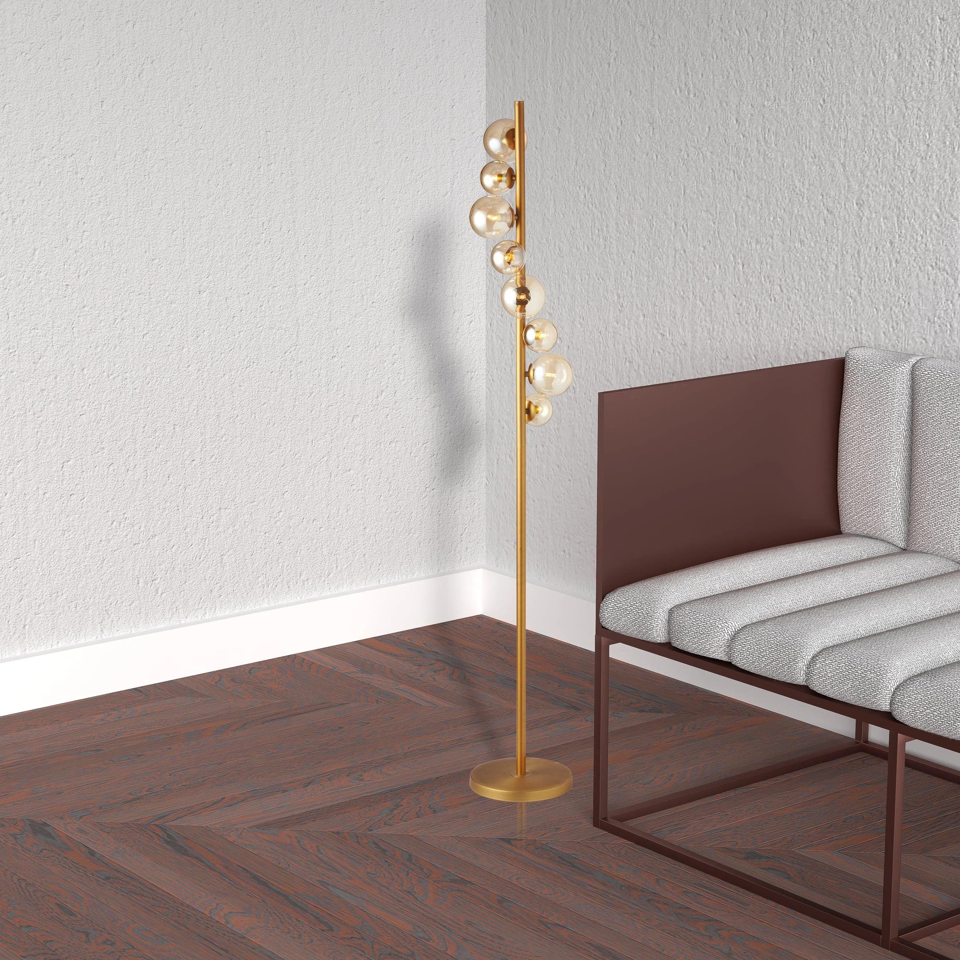 Dainolite - Glasgow Floor Lamp - GLA-638F-VB - Canada Light Shop