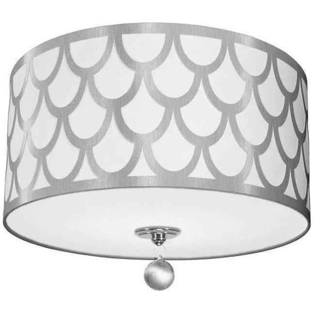 Dainolite - Hannah Flush Mount - HAN-153FH-PC-SV - Canada Light Shop