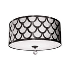 Dainolite - Hannah Flush Mount - HAN-184FH-MB-BW - Canada Light Shop