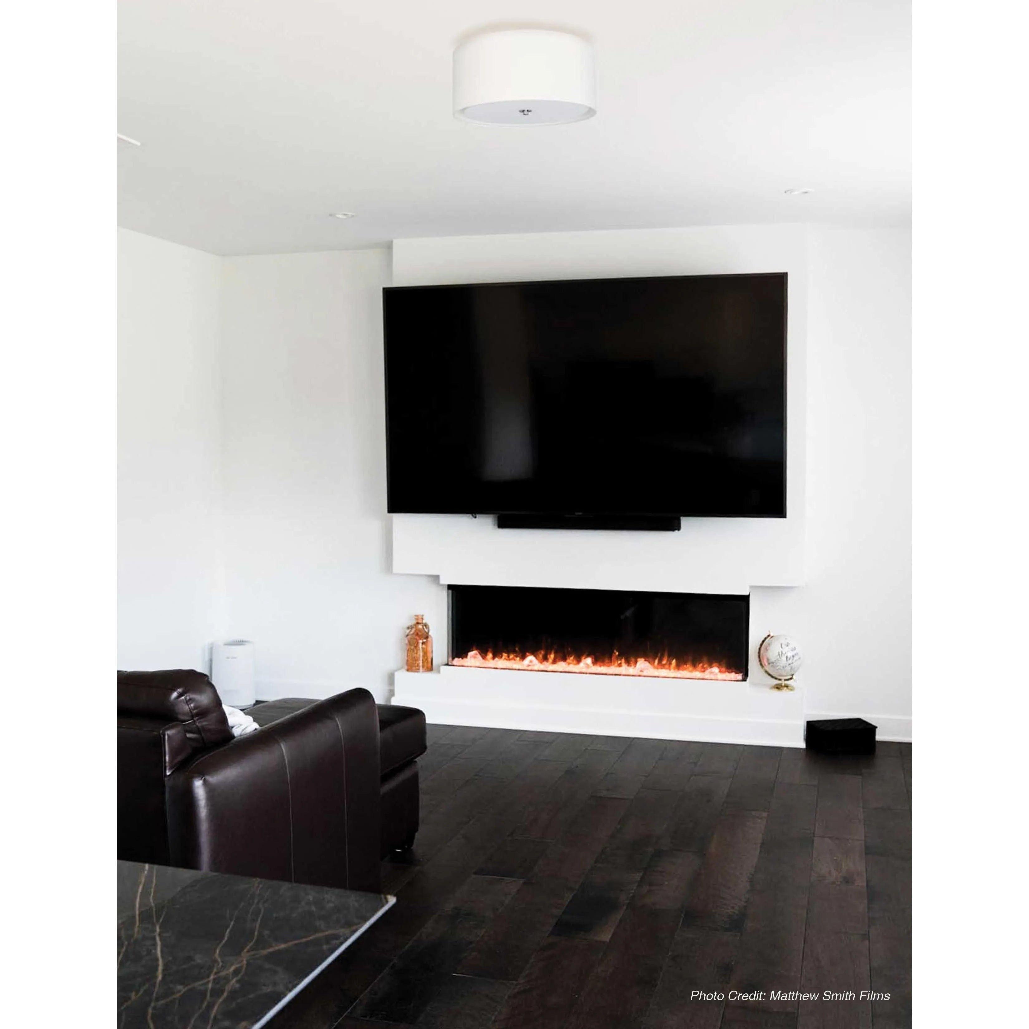 Dainolite - Helena Flush Mount - HEL-163FH-PC-BW - Canada Light Shop