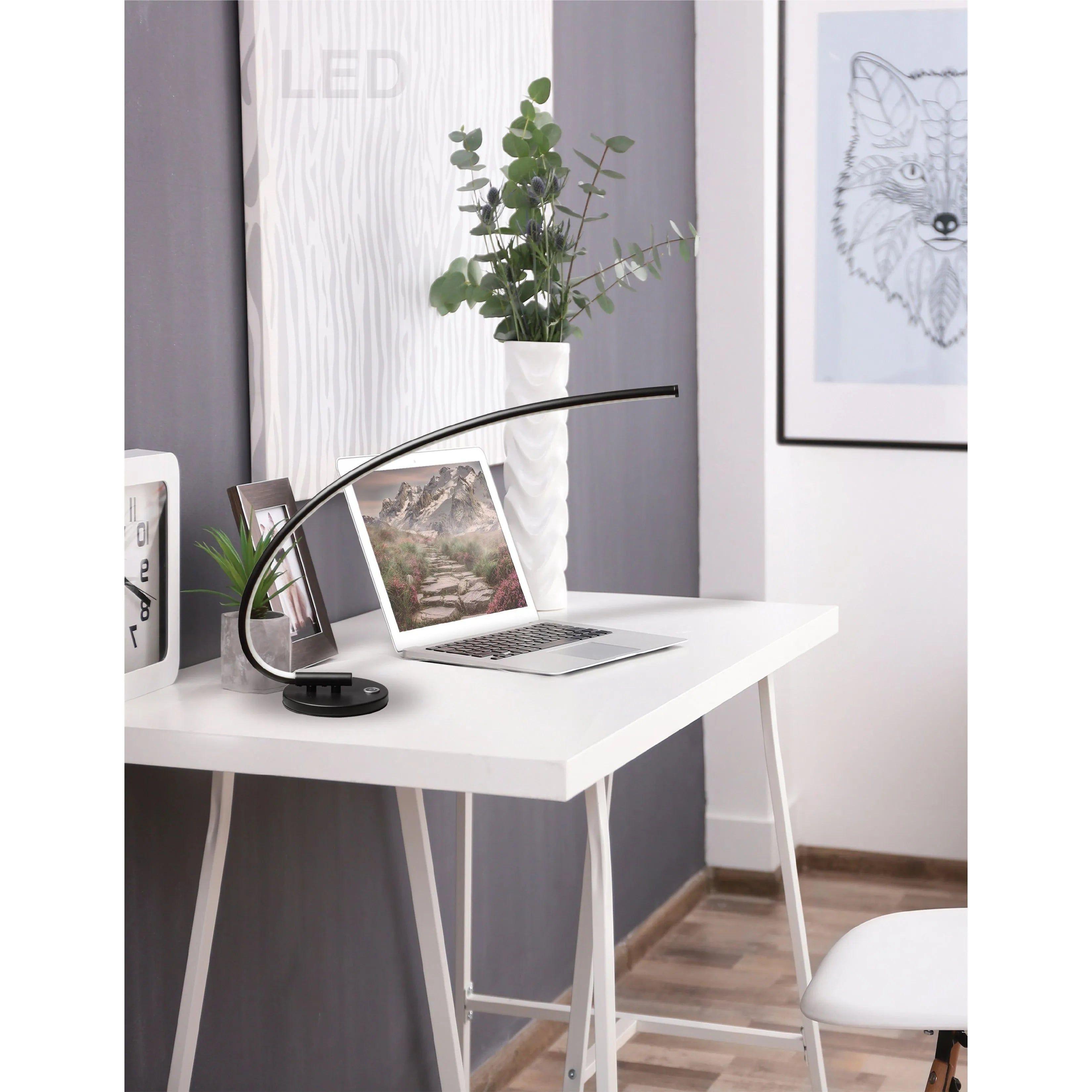 Dainolite - LED Table Lamp 322-LEDT - 322-LEDT-BK - Canada Light Shop