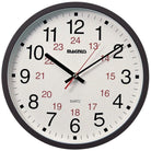 Dainolite - Magnus Wall Clock - 22502-BK - Canada Light Shop