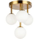 Dainolite - Megallan Flush Mount - MGL-94FH-AGB - Canada Light Shop