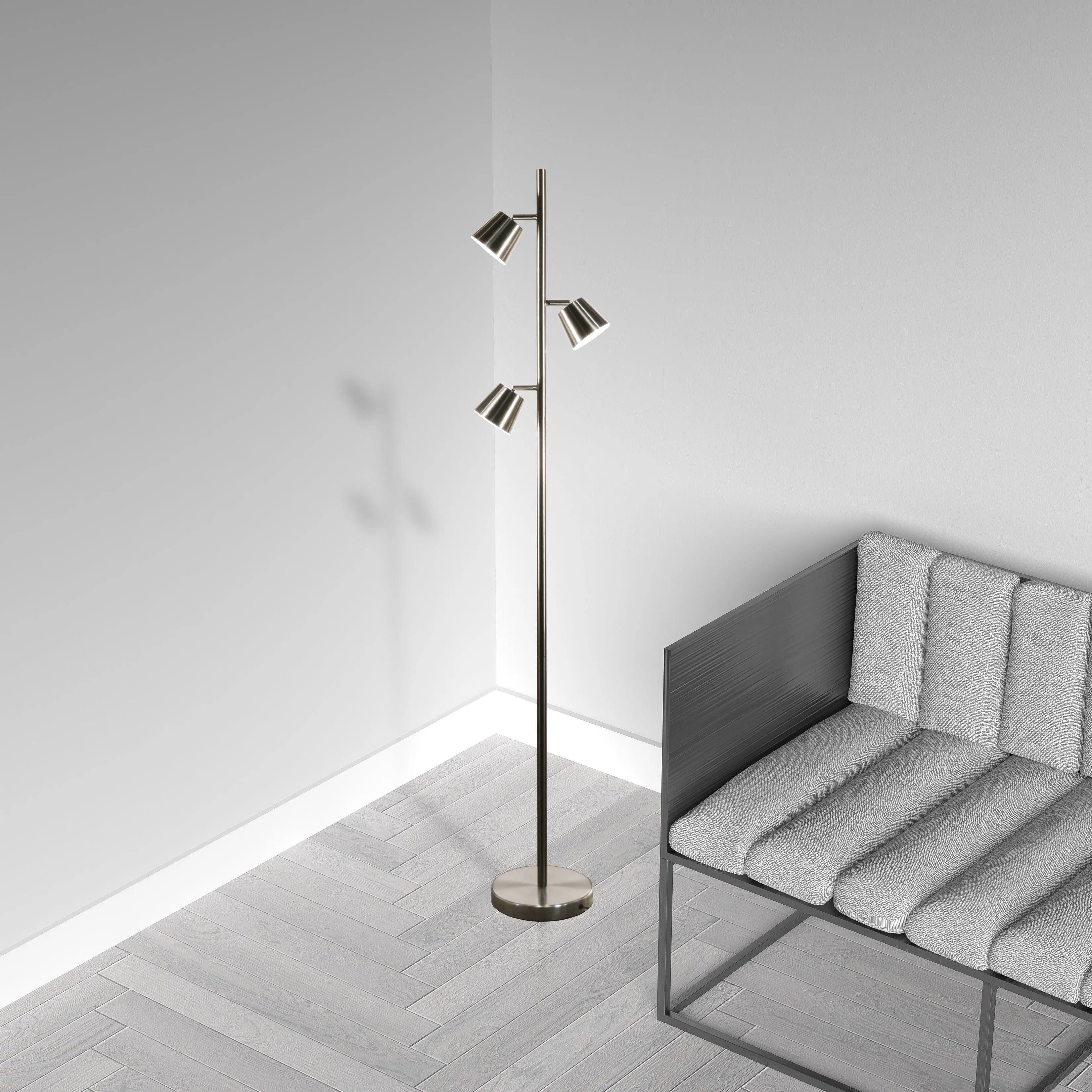 Dainolite - Modern LED Floor Lamp - 625LEDF-BK - Canada Light Shop