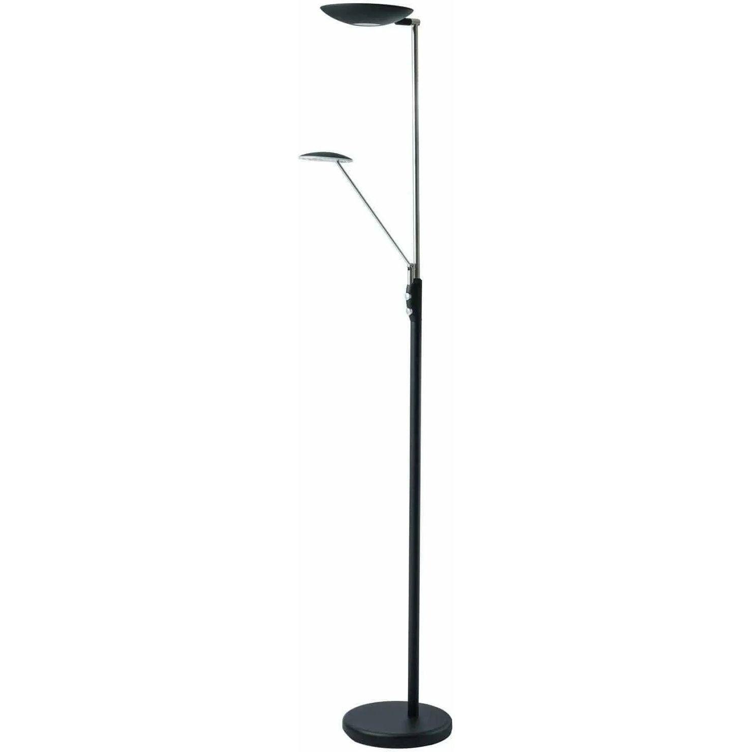 Dainolite - Mother & Son LED Floor Lamp - 170LEDF-BK - Canada Light Shop