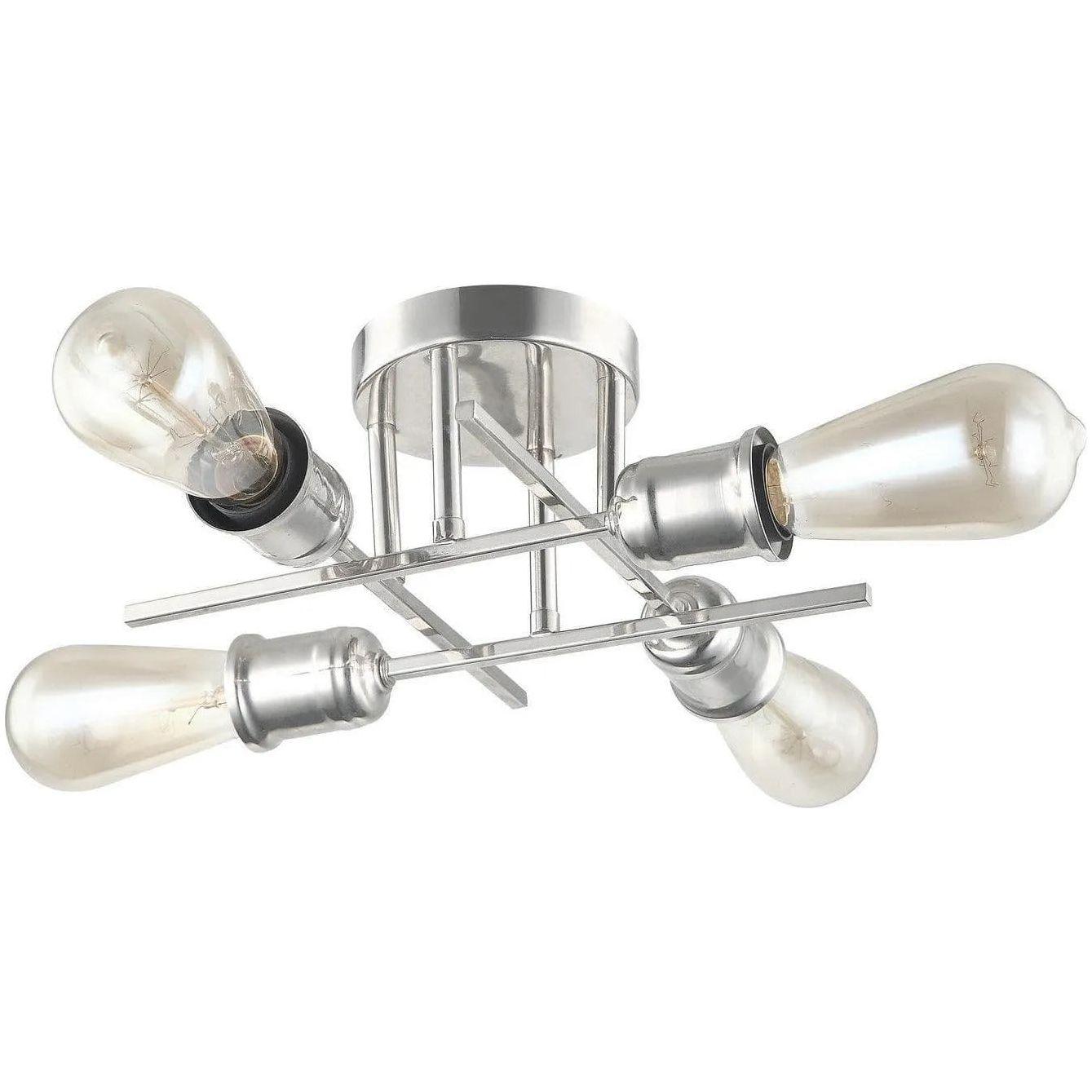 Dainolite - Nebraska Flush Mount - NEB-184SF-BC - Canada Light Shop
