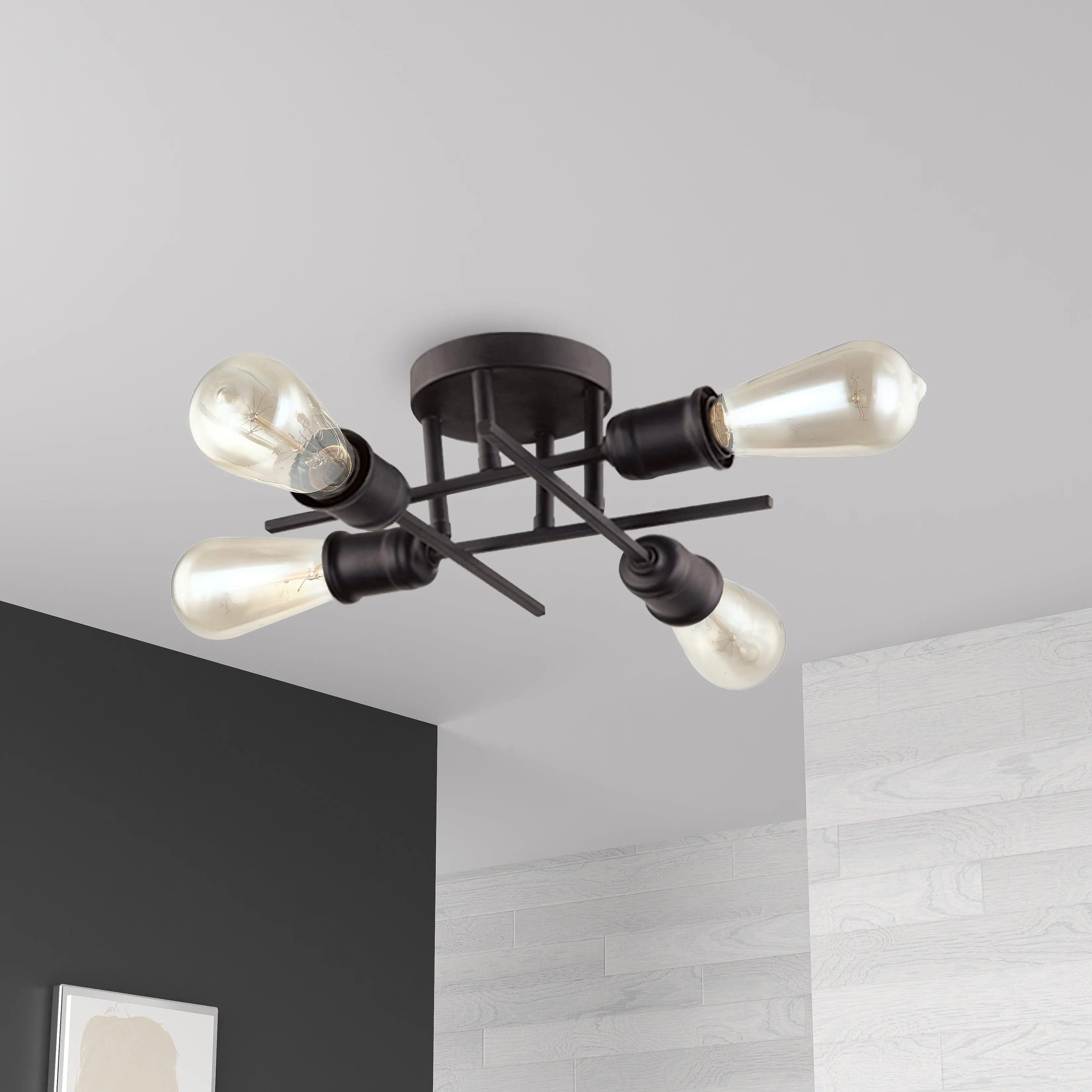 Dainolite - Nebraska Flush Mount - NEB-184SF-BC - Canada Light Shop