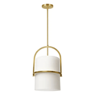Dainolite - Paddington Pendant - PDT-121P-AGB-WH - Canada Light Shop