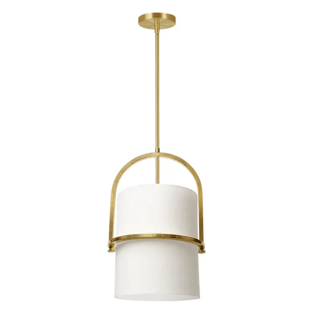 Dainolite - Paddington Pendant - PDT-121P-AGB-WH - Canada Light Shop
