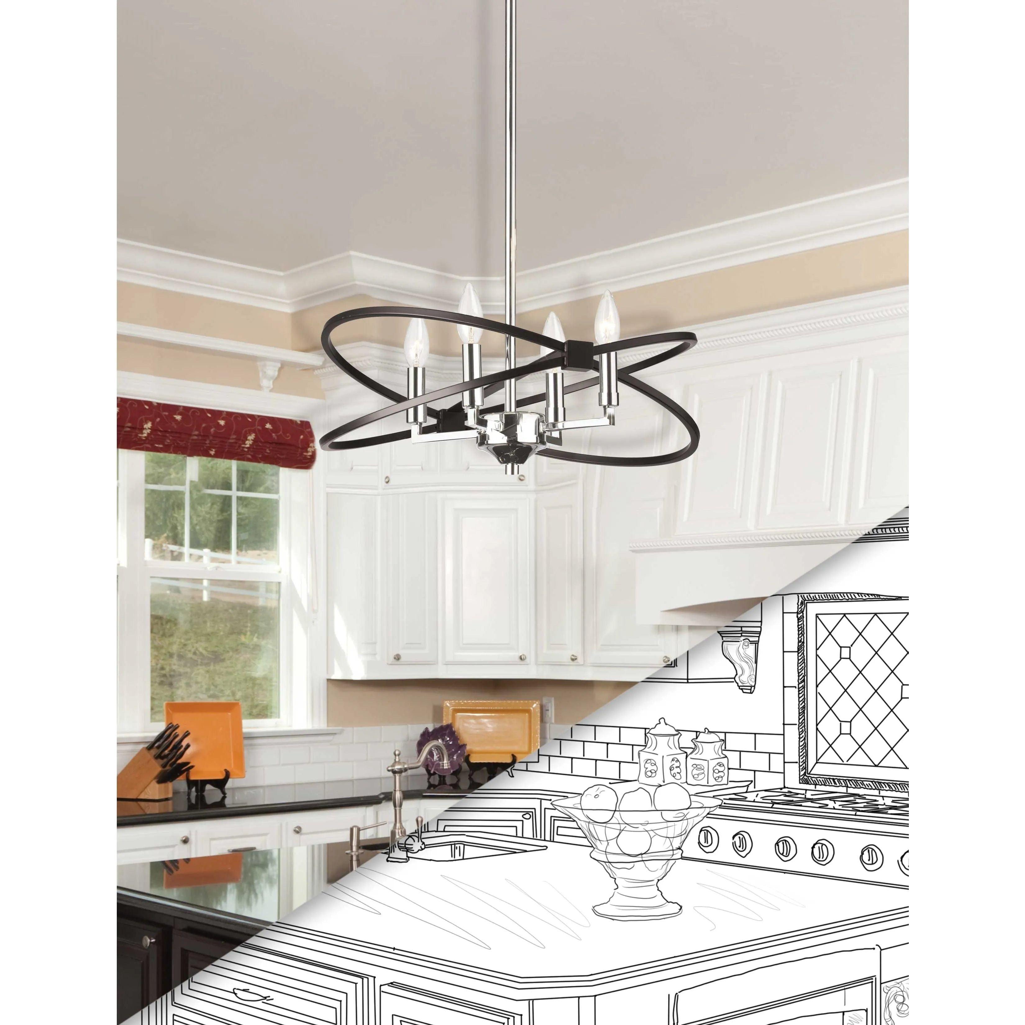 Dainolite - Paloma Chandelier - PAL-184C-PC-MB - Canada Light Shop