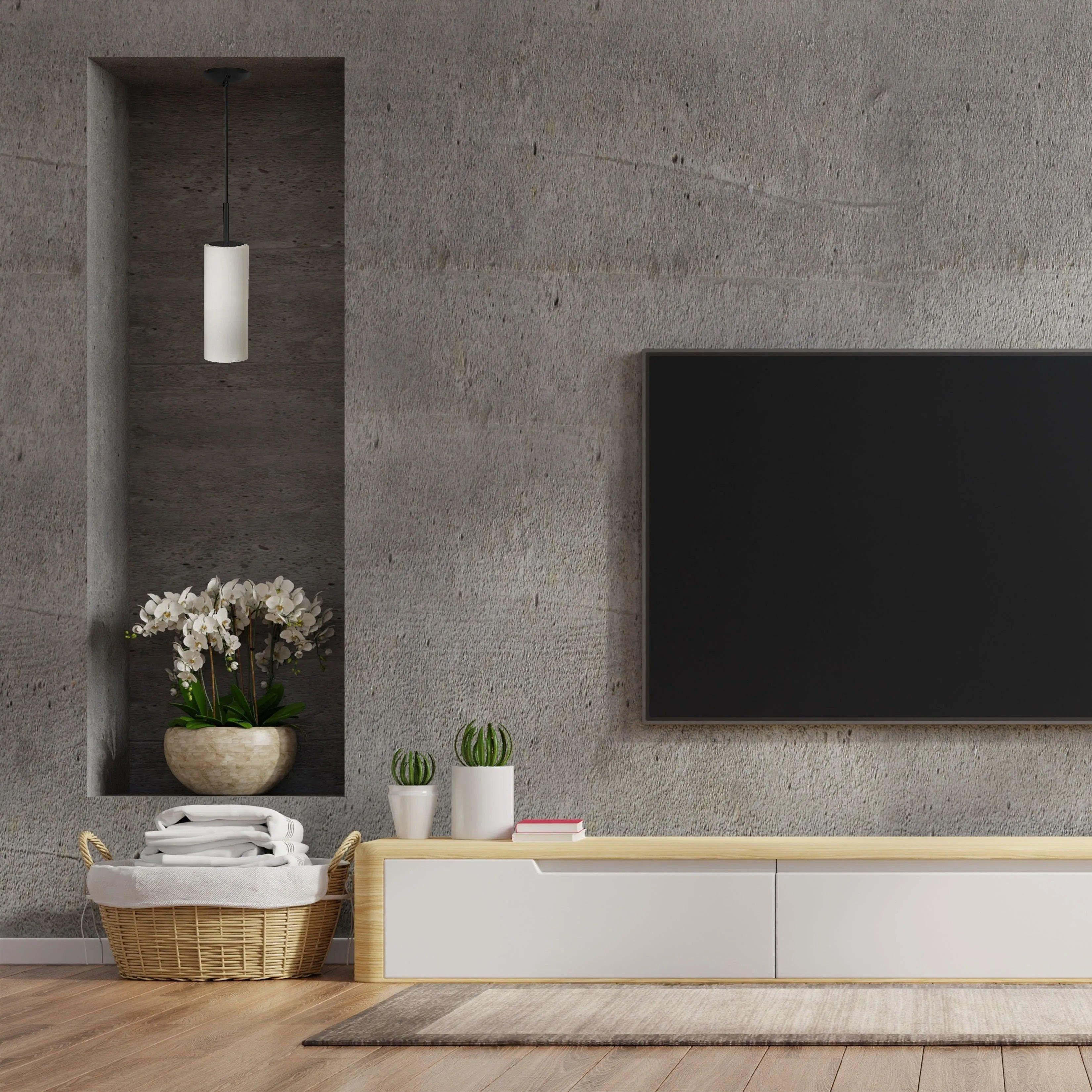 Dainolite - Paza Pendant - 83202-AGB-WH - Canada Light Shop