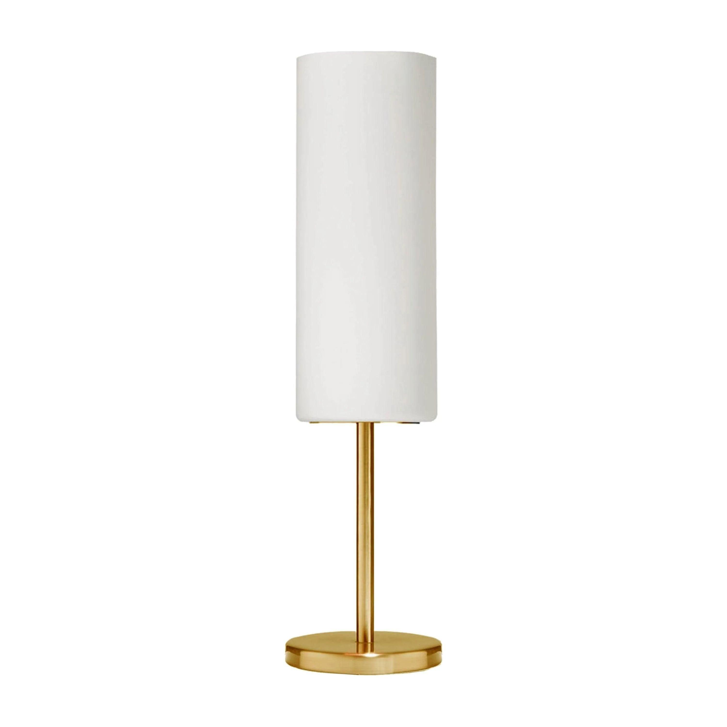Dainolite - Paza Table Lamp - 83205-AGB-WH - Canada Light Shop