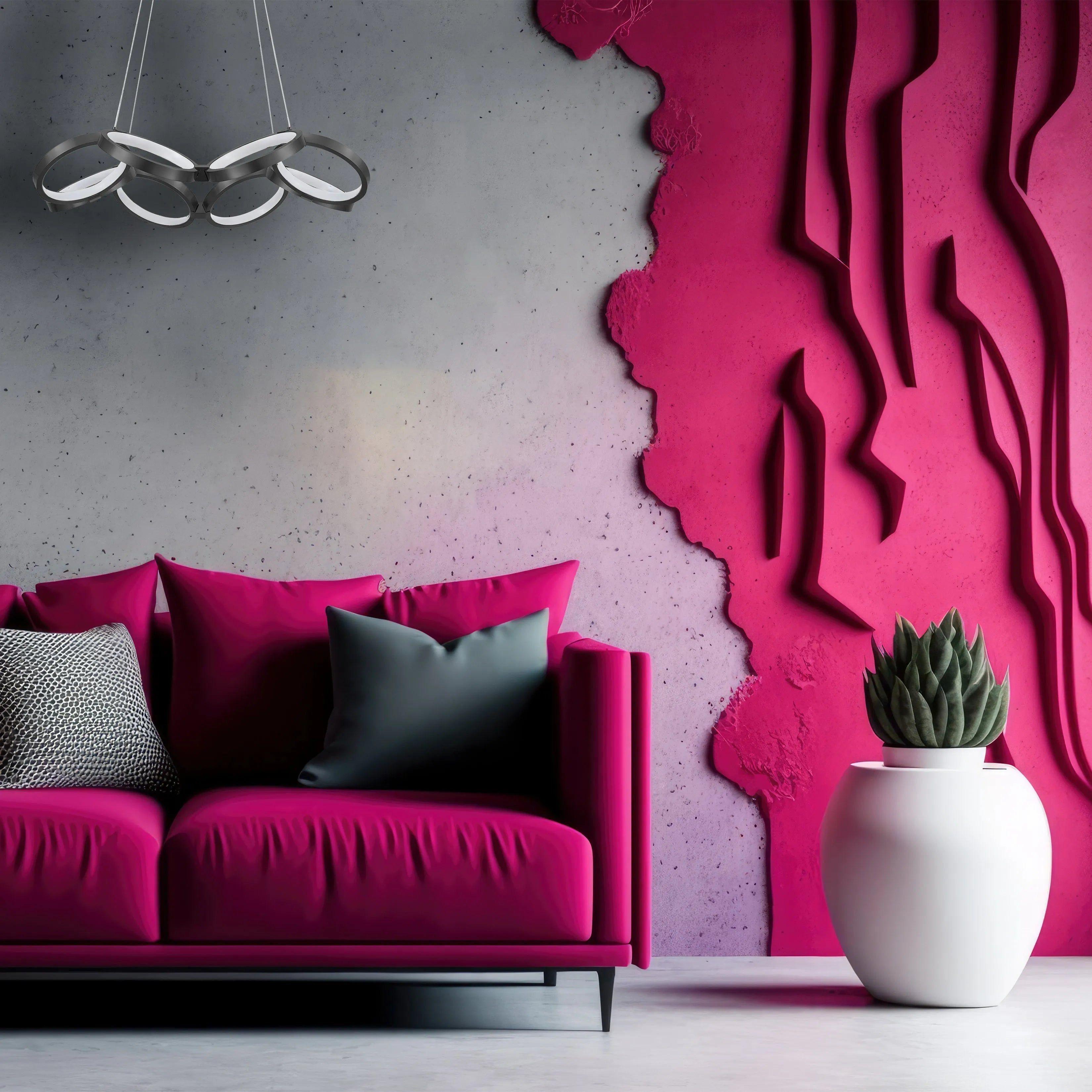 Dainolite - Philo LED Chandelier - PHO-2564LEDC-AGB - Canada Light Shop