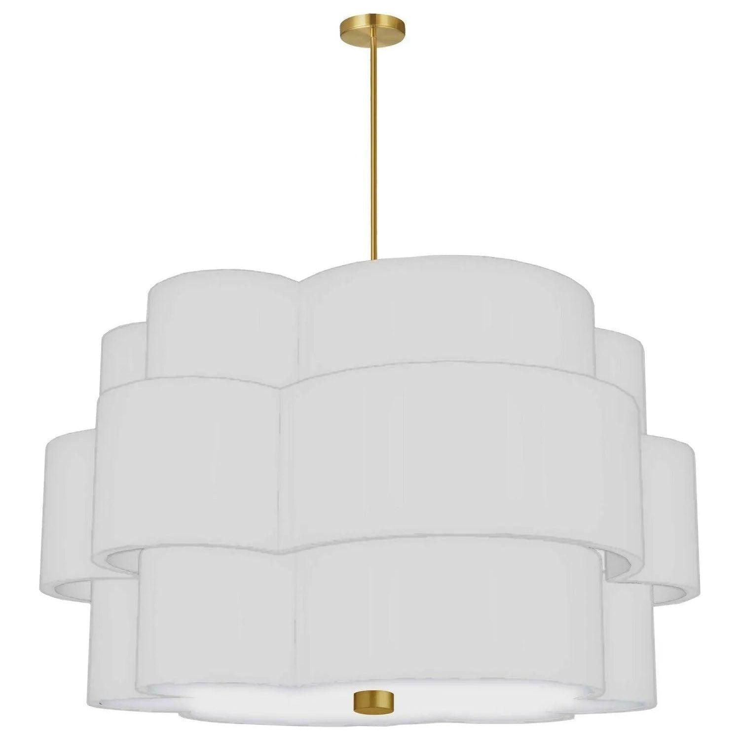 Dainolite - Phlox Chandelier - PLX-284C-AGB-WH - Canada Light Shop