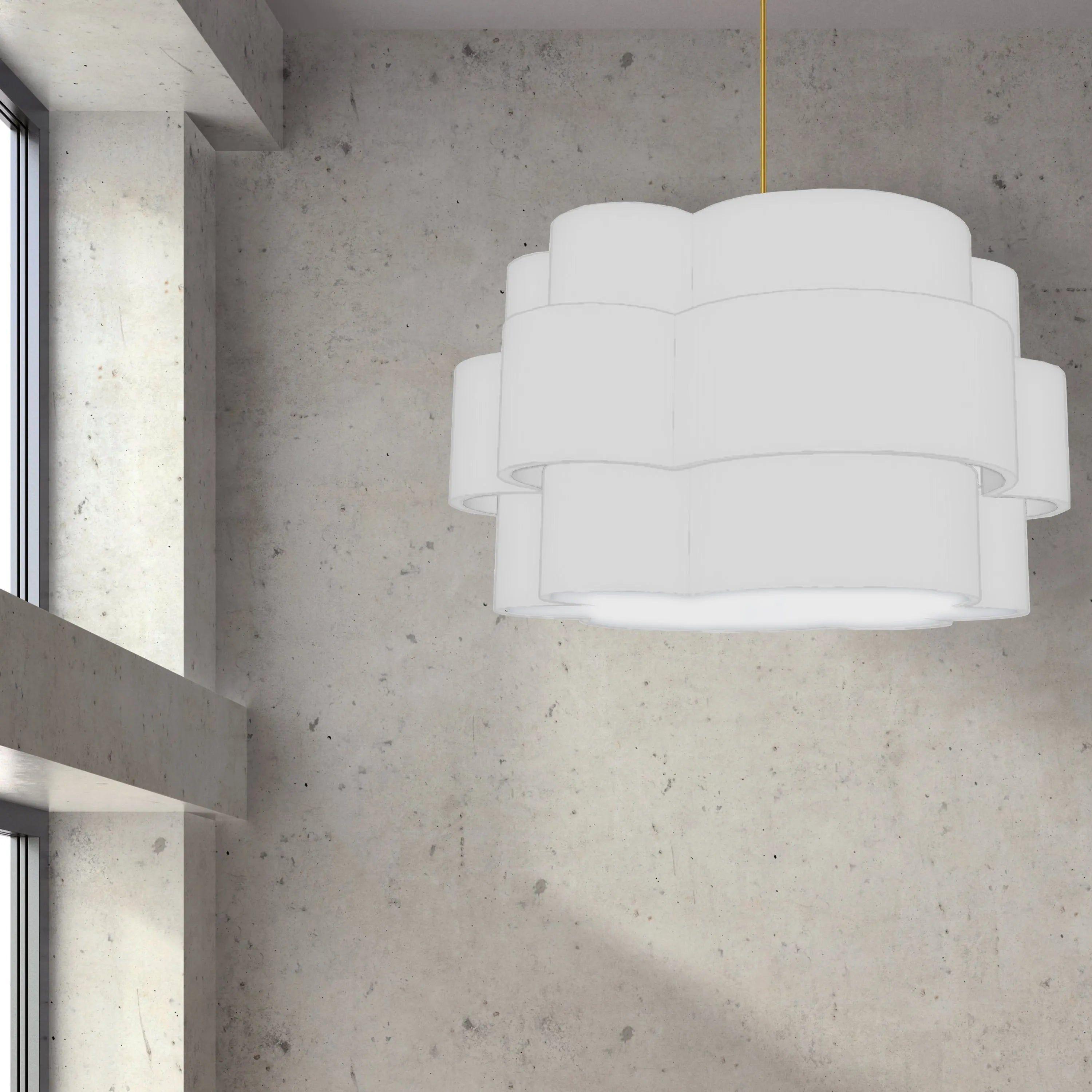 Dainolite - Phlox Chandelier - PLX-284C-AGB-WH - Canada Light Shop