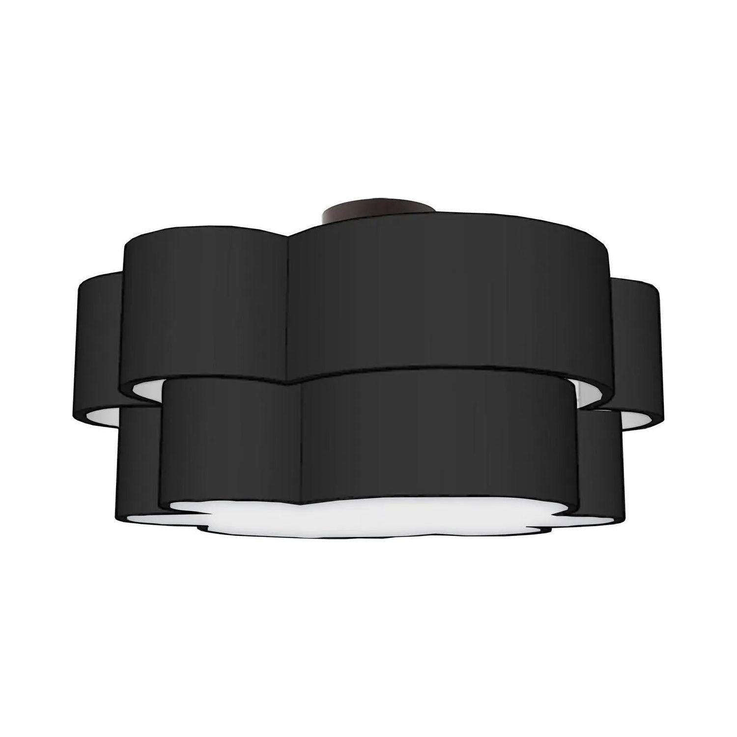 Dainolite - Phlox Flush Mount - PLX-203FH-MB-BK - Canada Light Shop