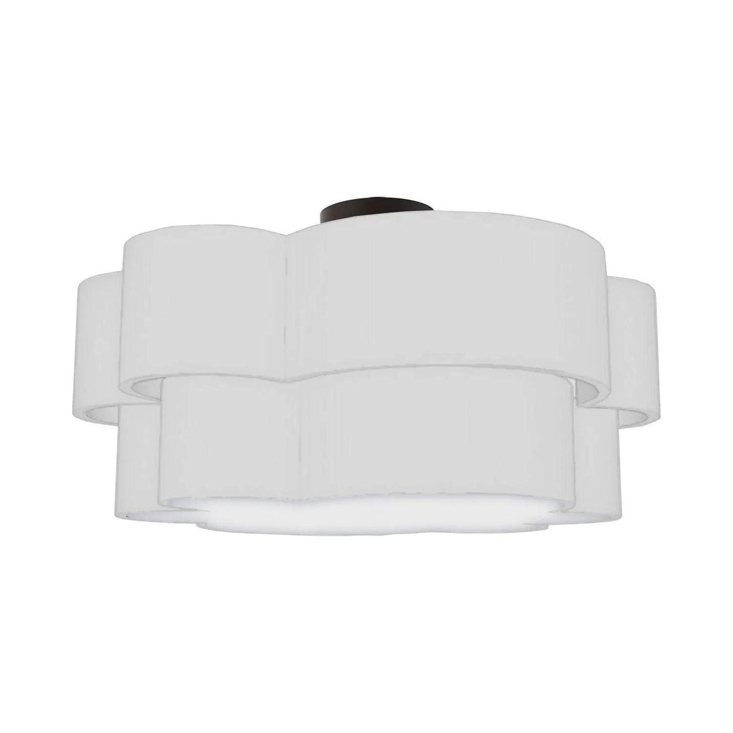 Dainolite - Phlox Flush Mount - PLX-203FH-MB-WH - Canada Light Shop