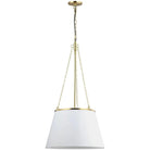 Dainolite - Plymouth Pendant - PLY-181P-AGB-WH - Canada Light Shop