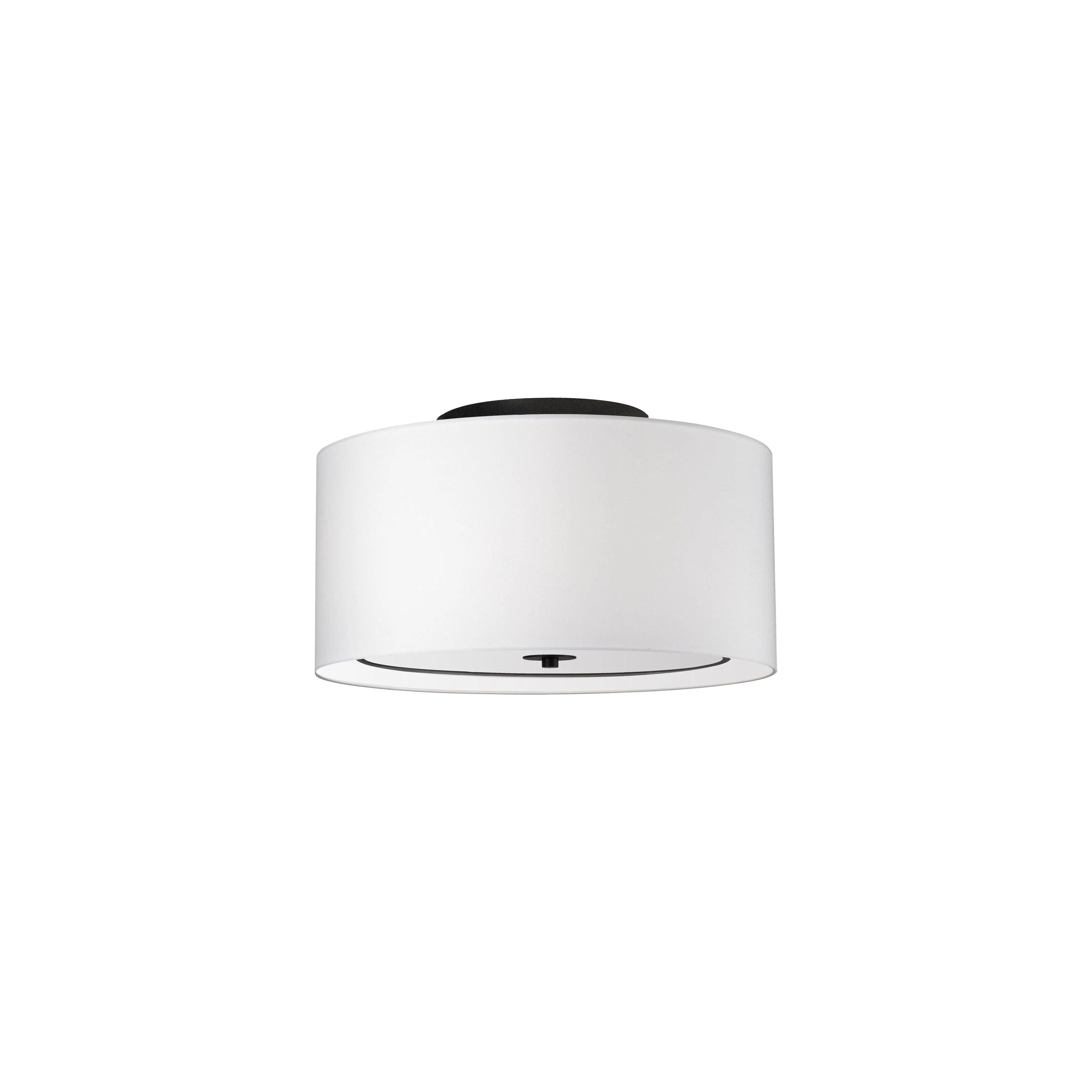 Dainolite - Porscha Flush Mount - POR-163FH-MB-WH - Canada Light Shop