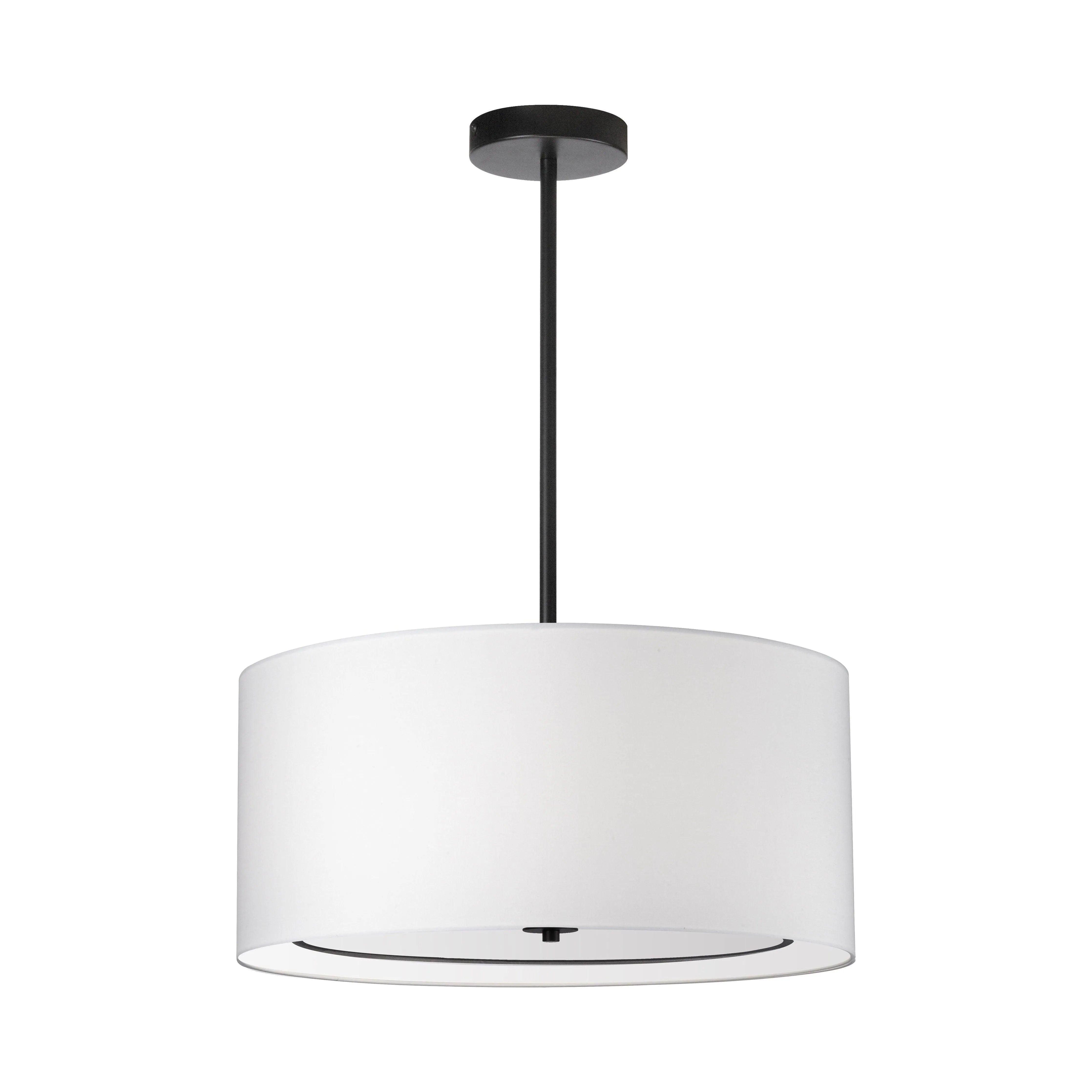 Dainolite - Porscha Pendant - POR-224P-MB-WH - Canada Light Shop