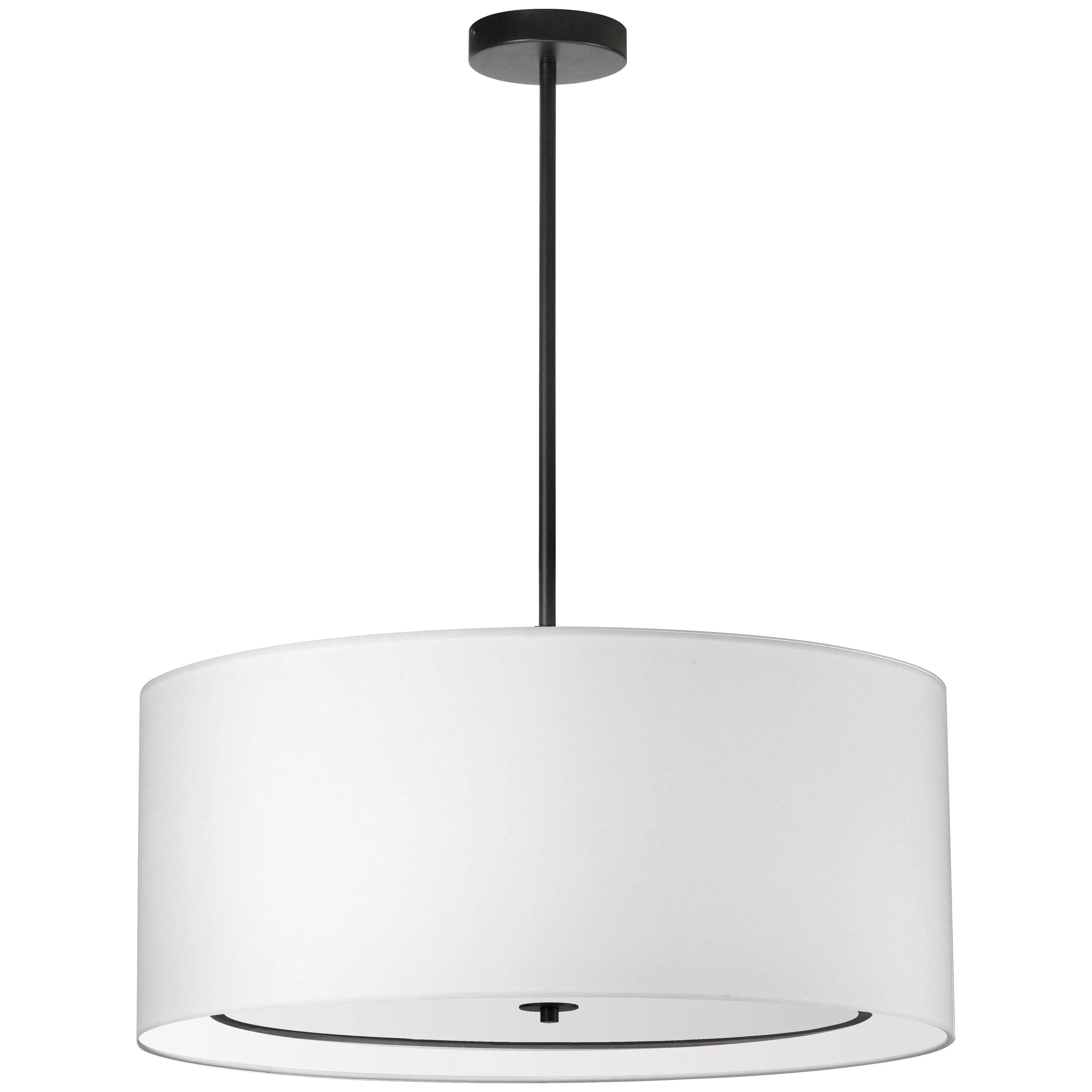 Dainolite - Porscha Pendant - POR-304P-MB-WH - Canada Light Shop