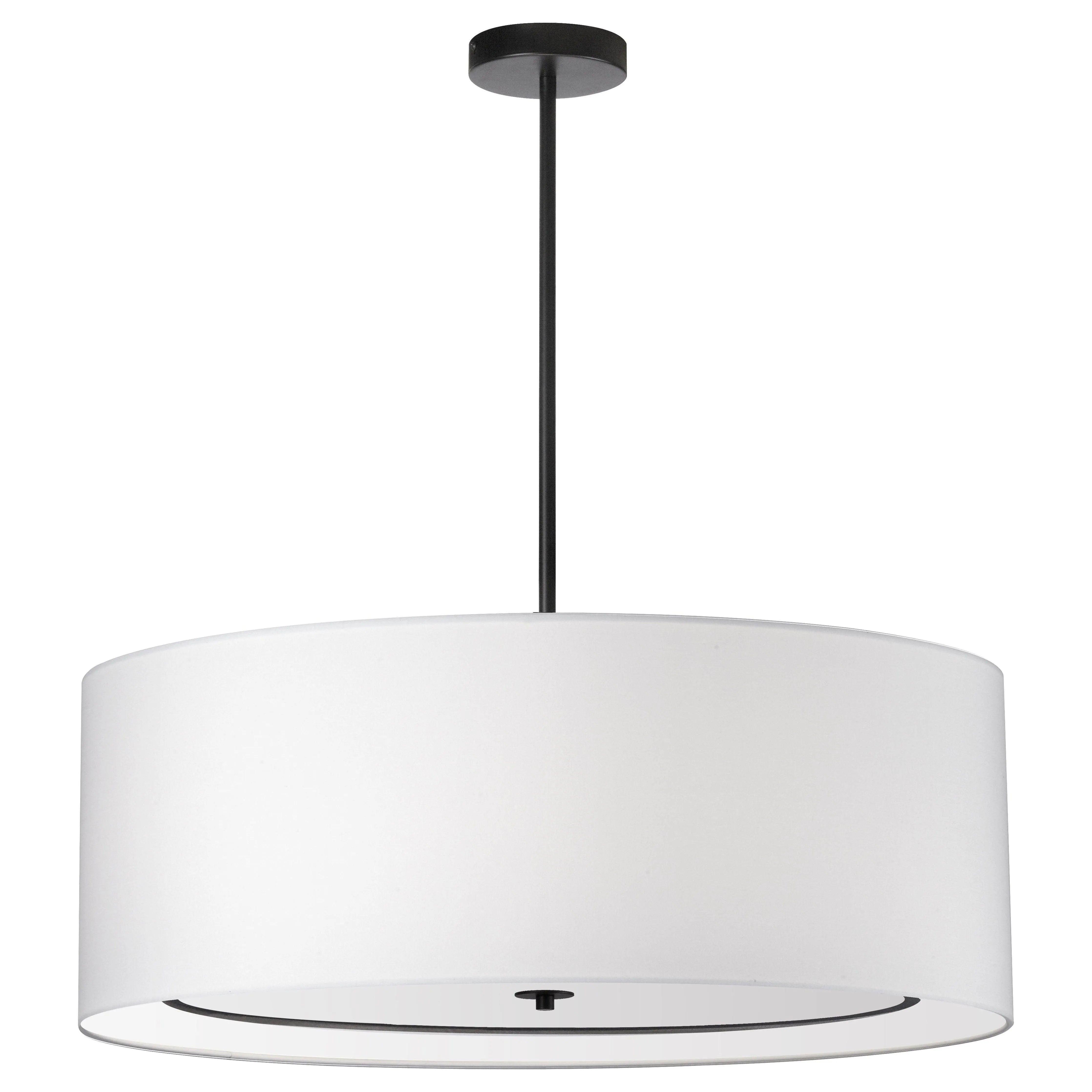 Dainolite - Porscha Pendant - POR-344P-MB-WH - Canada Light Shop