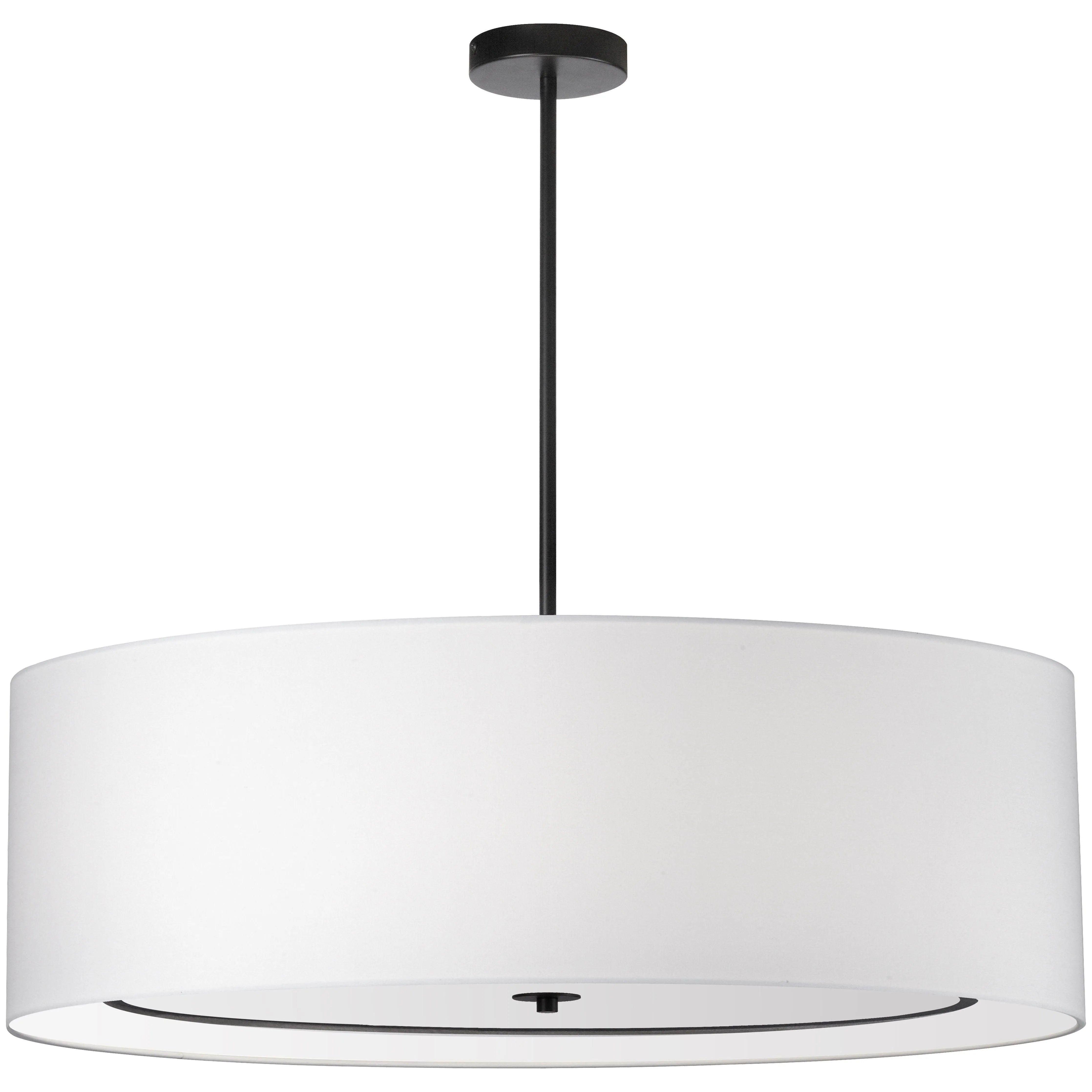 Dainolite - Porscha Pendant - POR-406P-MB-WH - Canada Light Shop