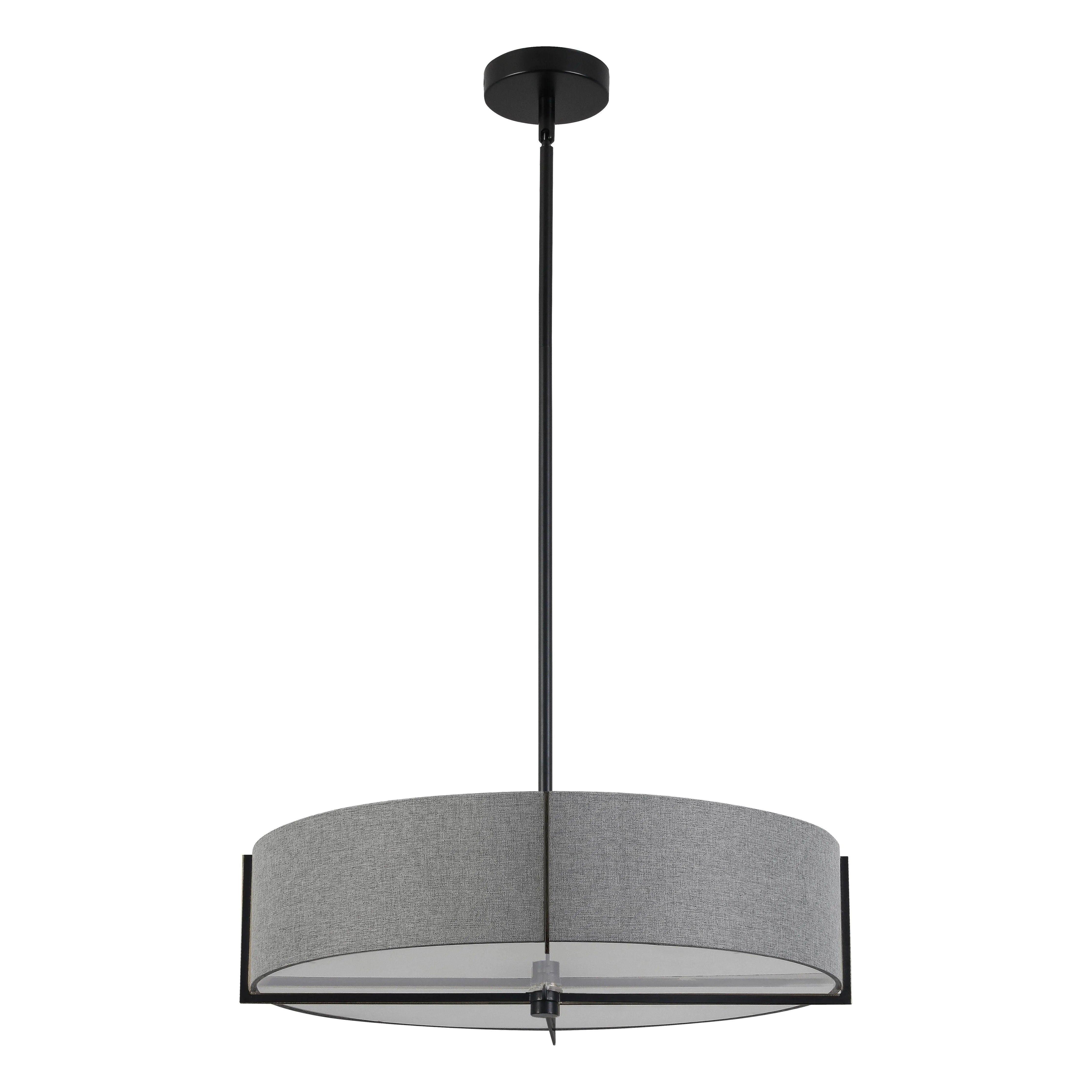 Dainolite - Preston-Pendant - PST-214P-MB-GRY - Canada Light Shop