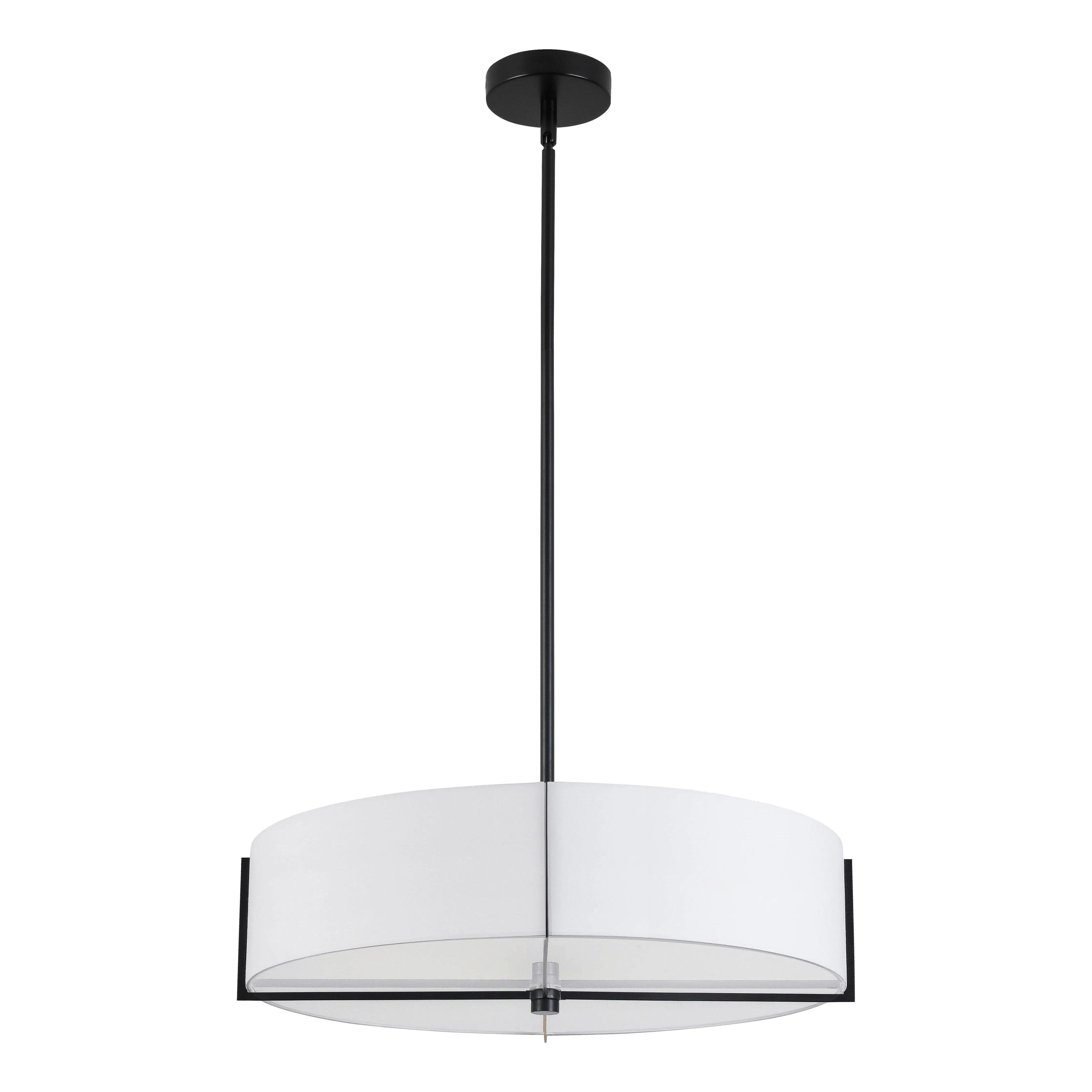 Dainolite - Preston-Pendant - PST-214P-MB-WH - Canada Light Shop