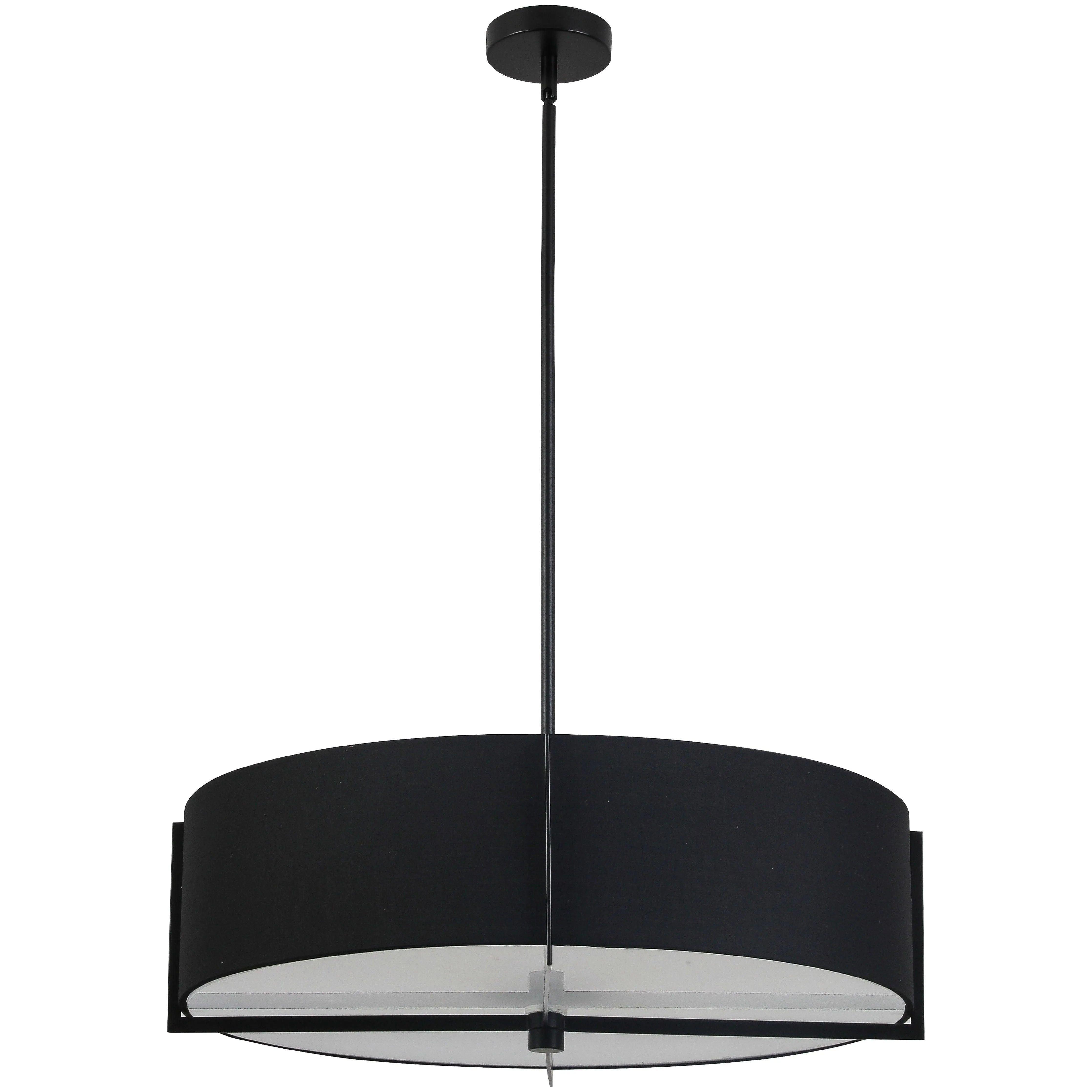 Dainolite - Preston-Pendant - PST-264LP-MB-BK - Canada Light Shop