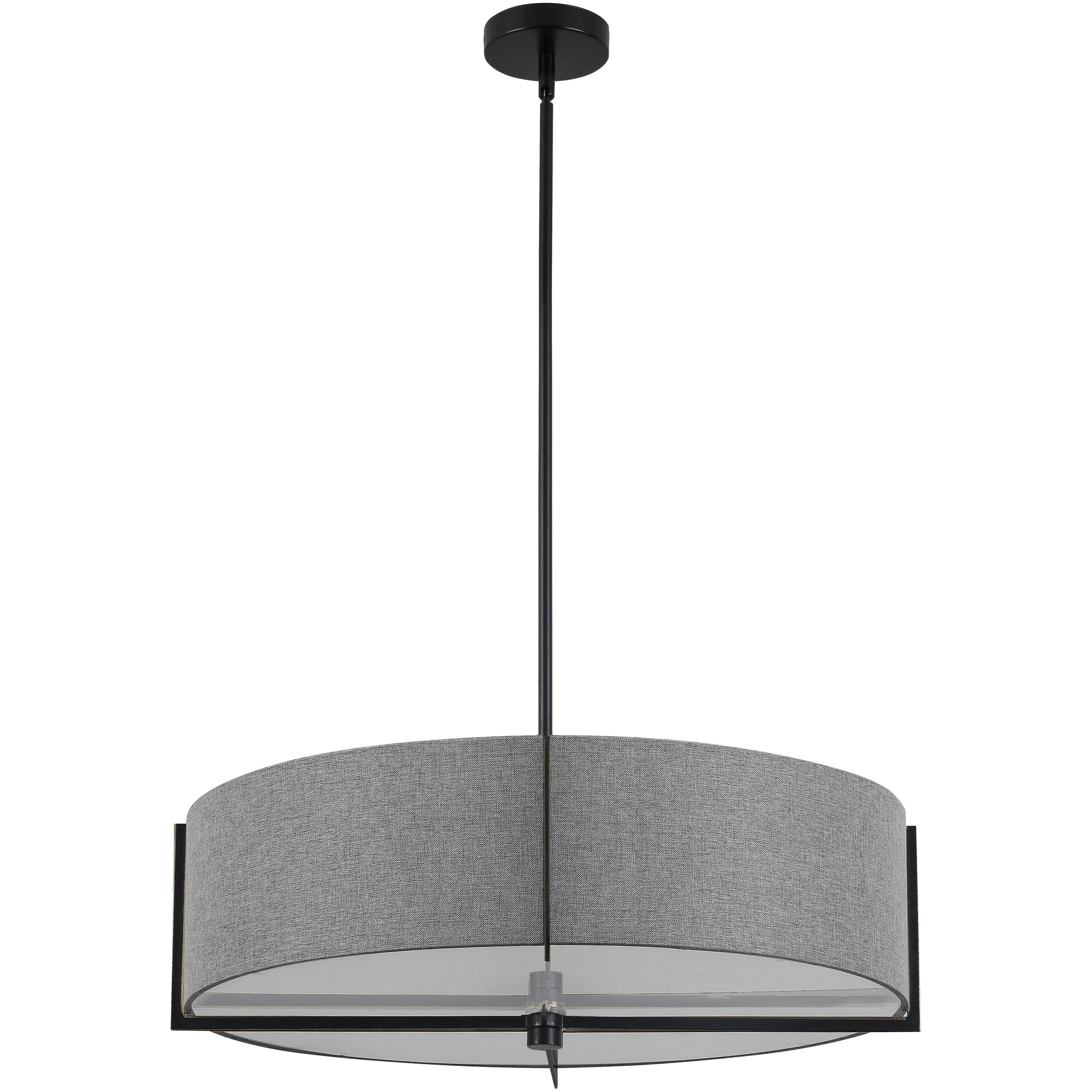 Dainolite - Preston-Pendant - PST-264LP-MB-GRY - Canada Light Shop