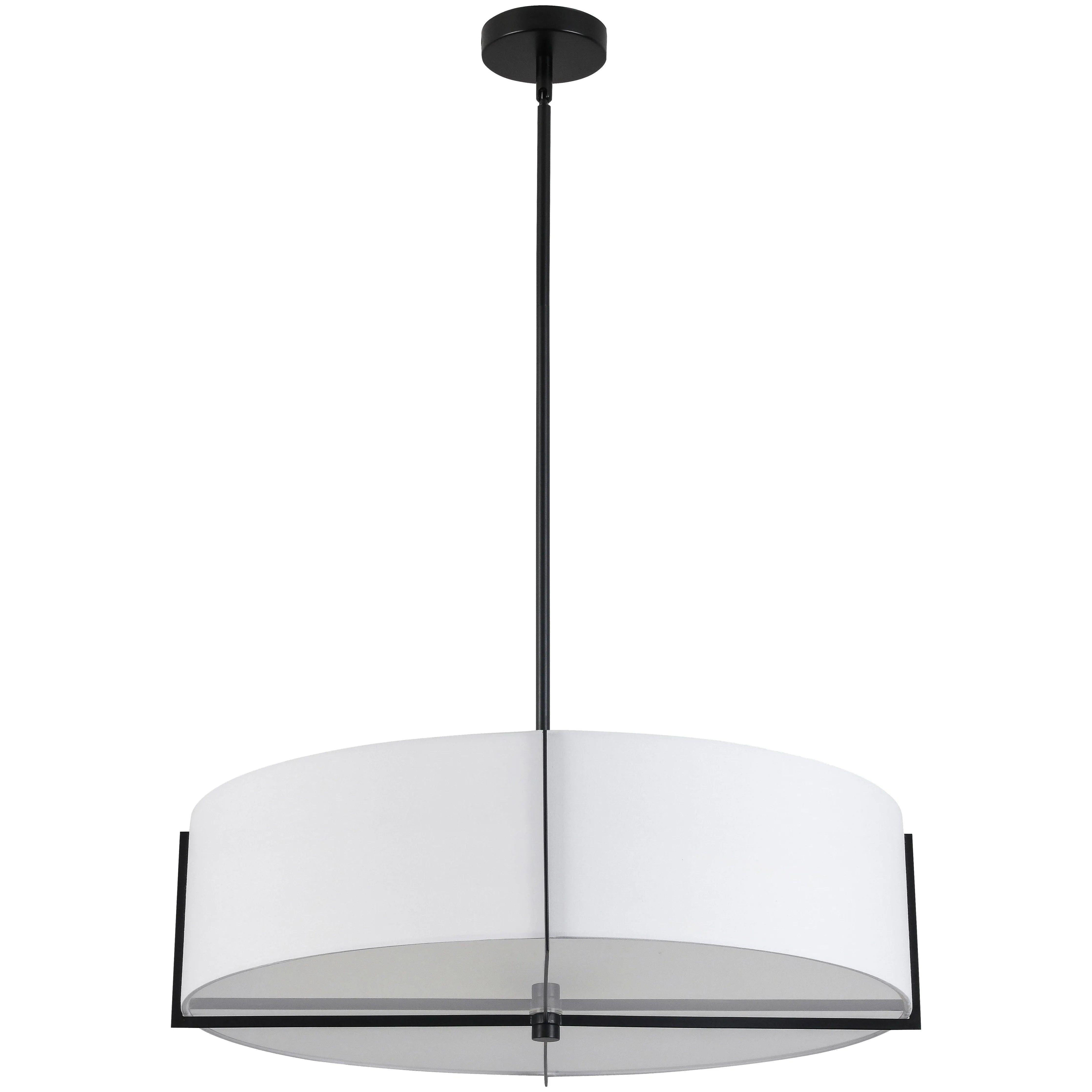 Dainolite - Preston-Pendant - PST-264LP-MB-WH - Canada Light Shop