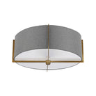 Dainolite - Preston Semi-Flush Mount - PST-153SF-AGB-GRY - Canada Light Shop