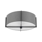 Dainolite - Preston Semi-Flush Mount - PST-153SF-MB-GRY - Canada Light Shop