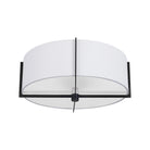 Dainolite - Preston Semi-Flush Mount - PST-153SF-MB-WH - Canada Light Shop