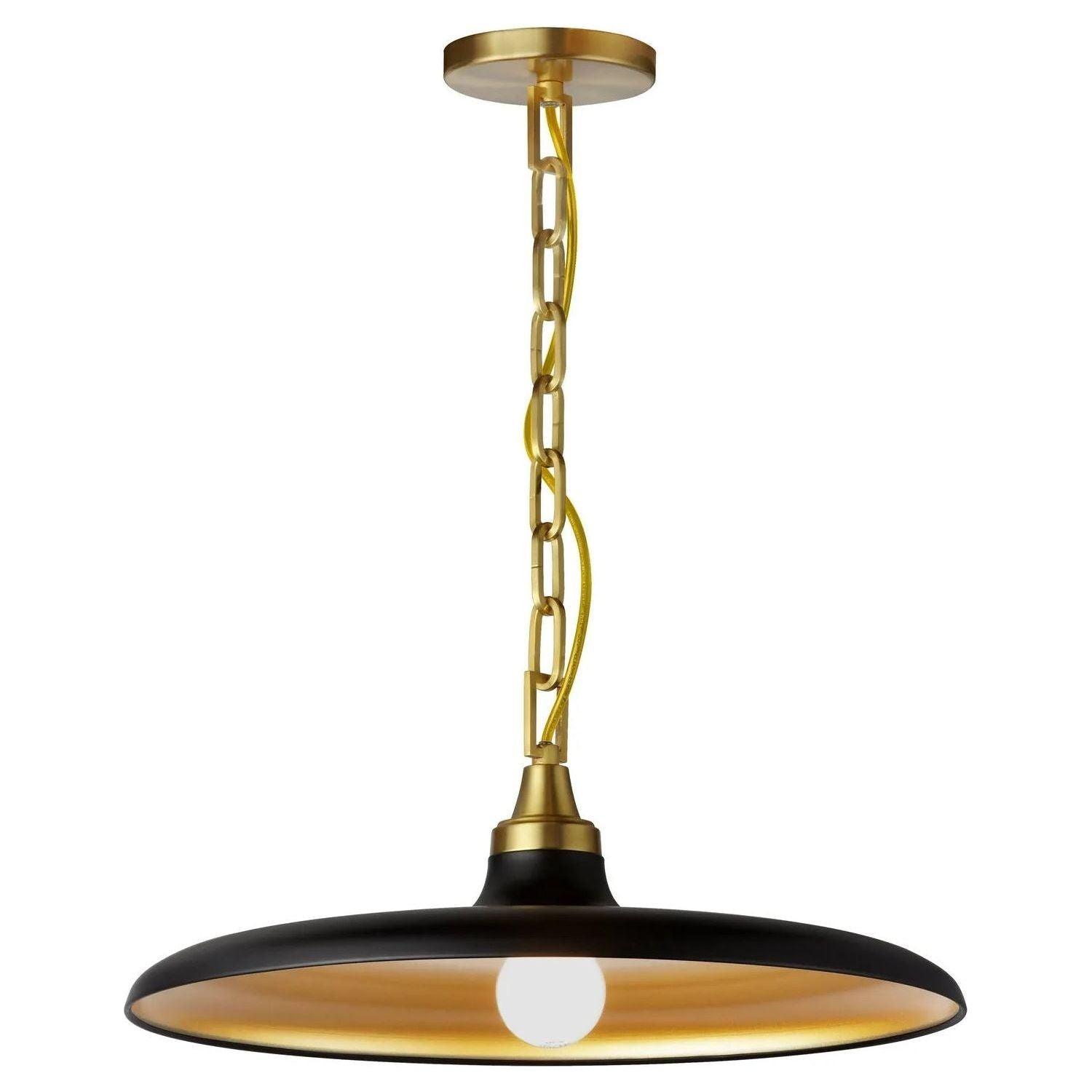 Dainolite - Quentin Pendant - QTN-181P-MB-AGB - Canada Light Shop