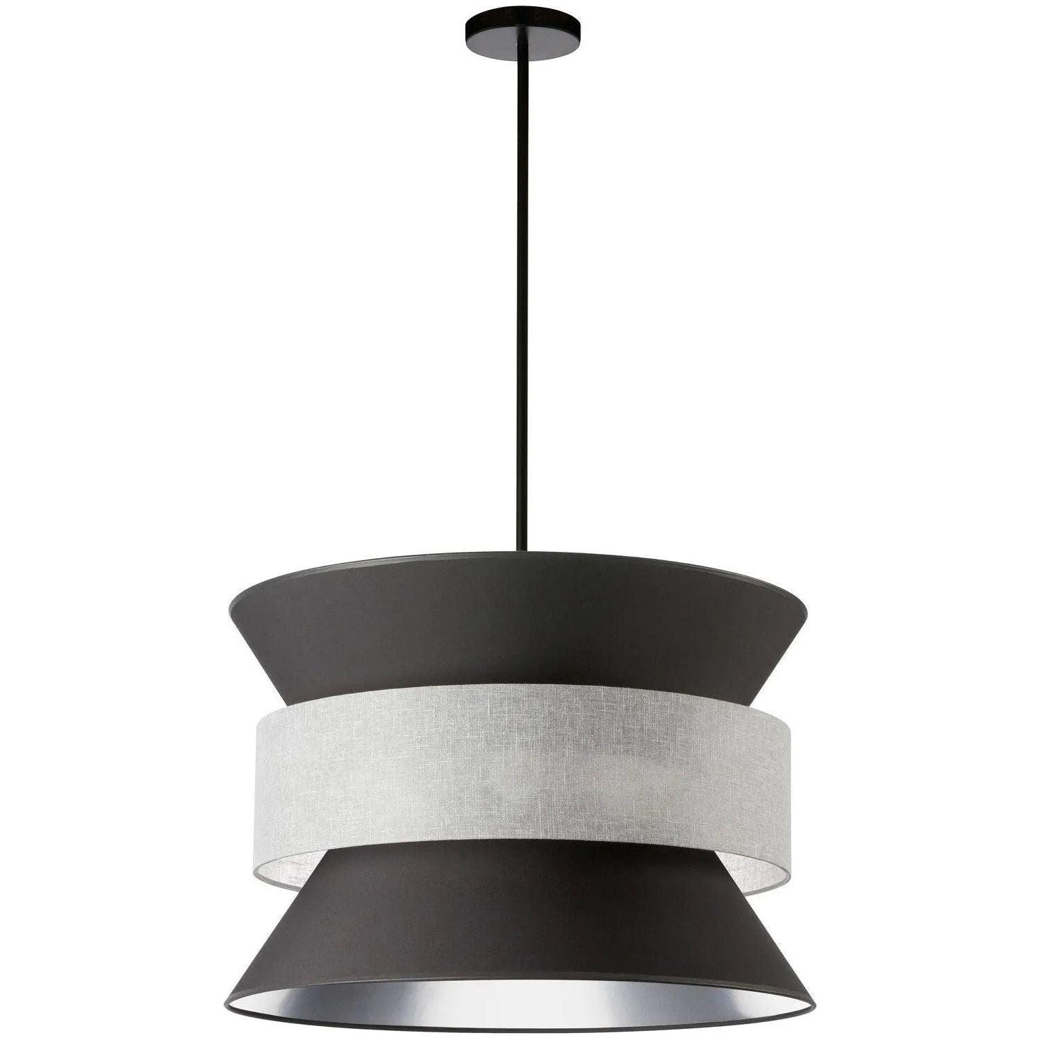 Dainolite - Questa Pendant - QUA-244P-BK-GRY - Canada Light Shop